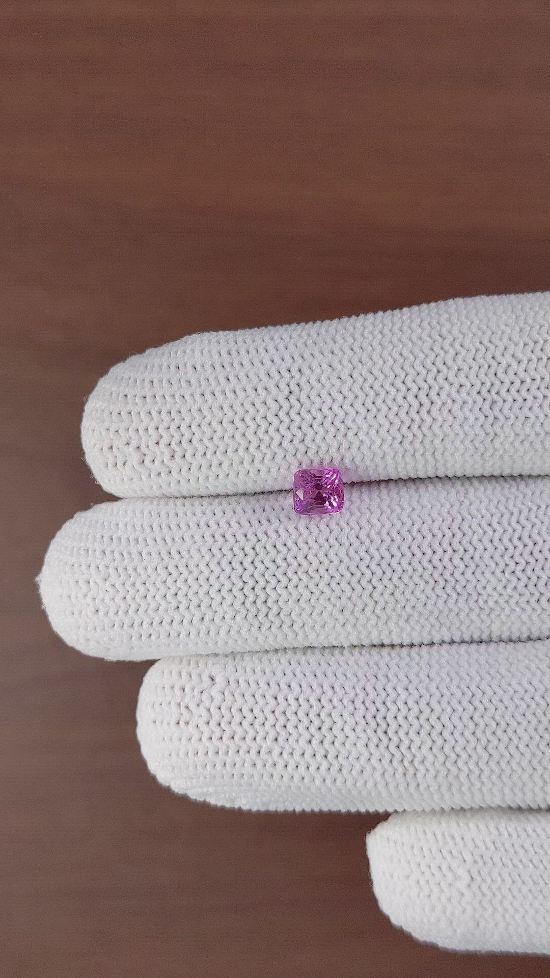 1.07 Ct. Pink Sapphire from Madagascar Size Video