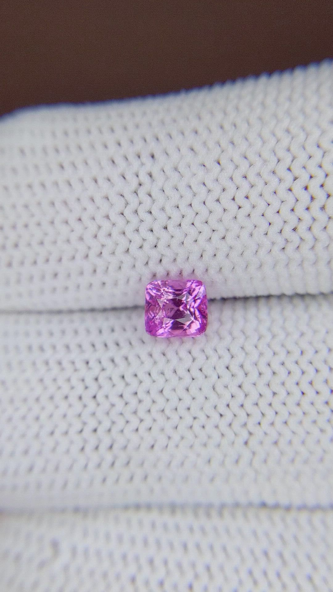 1.07 Ct. Pink Sapphire from Madagascar Size Video
