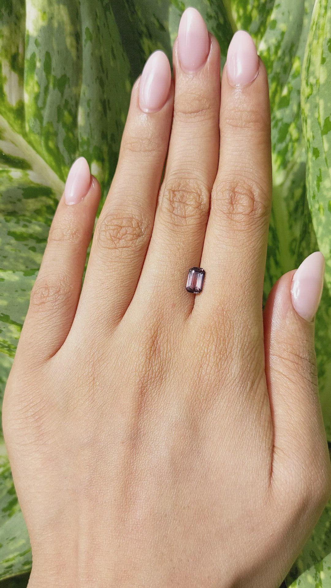1.33 Ct. Bi Color Sapphire from Madagascar Size Video