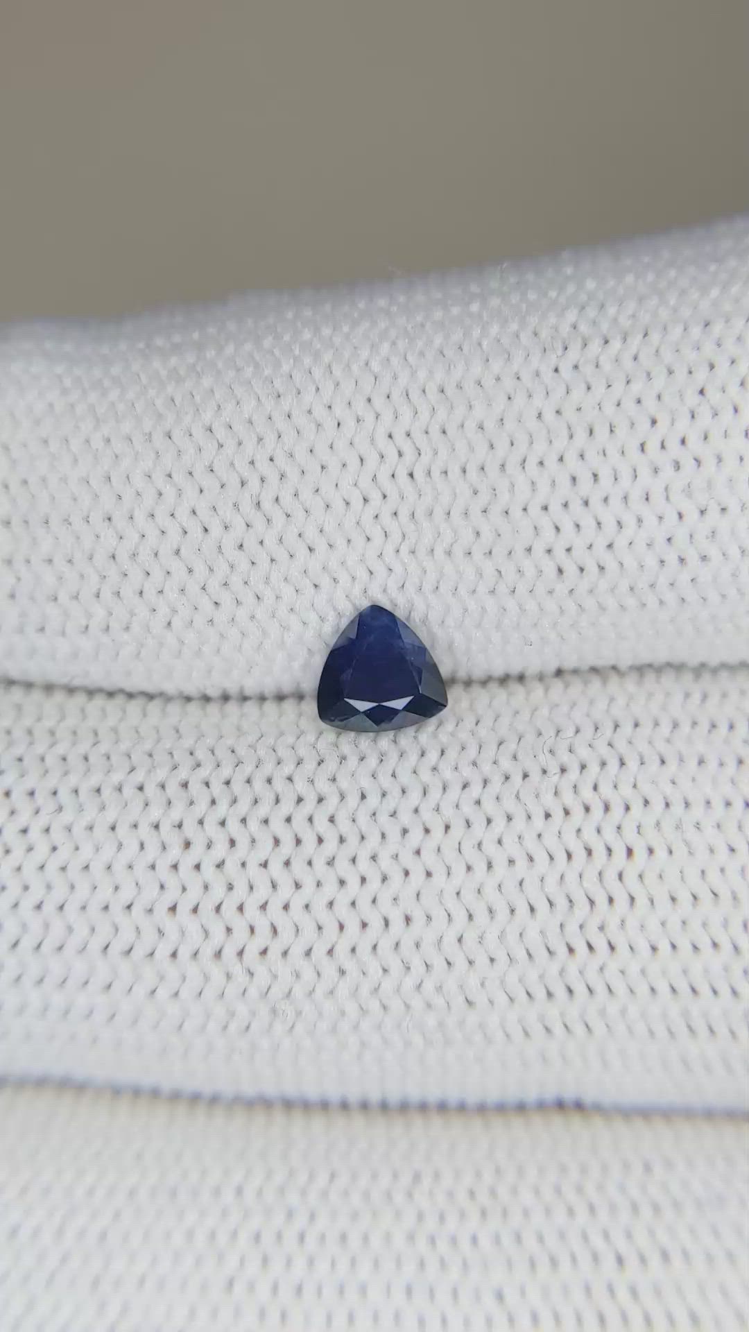 0.52 Ct. Blue Sapphire from Montana Size Video