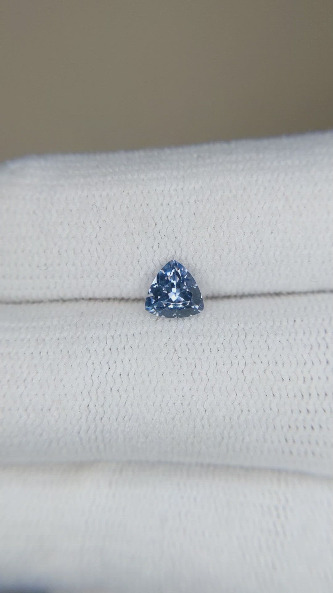 0.62 Ct. Blue Sapphire from Montana Size Video
