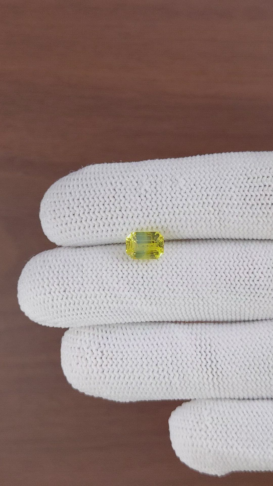 2.54 Ct. Yellow Sapphire from Ceylon (Sri Lanka) Size Video
