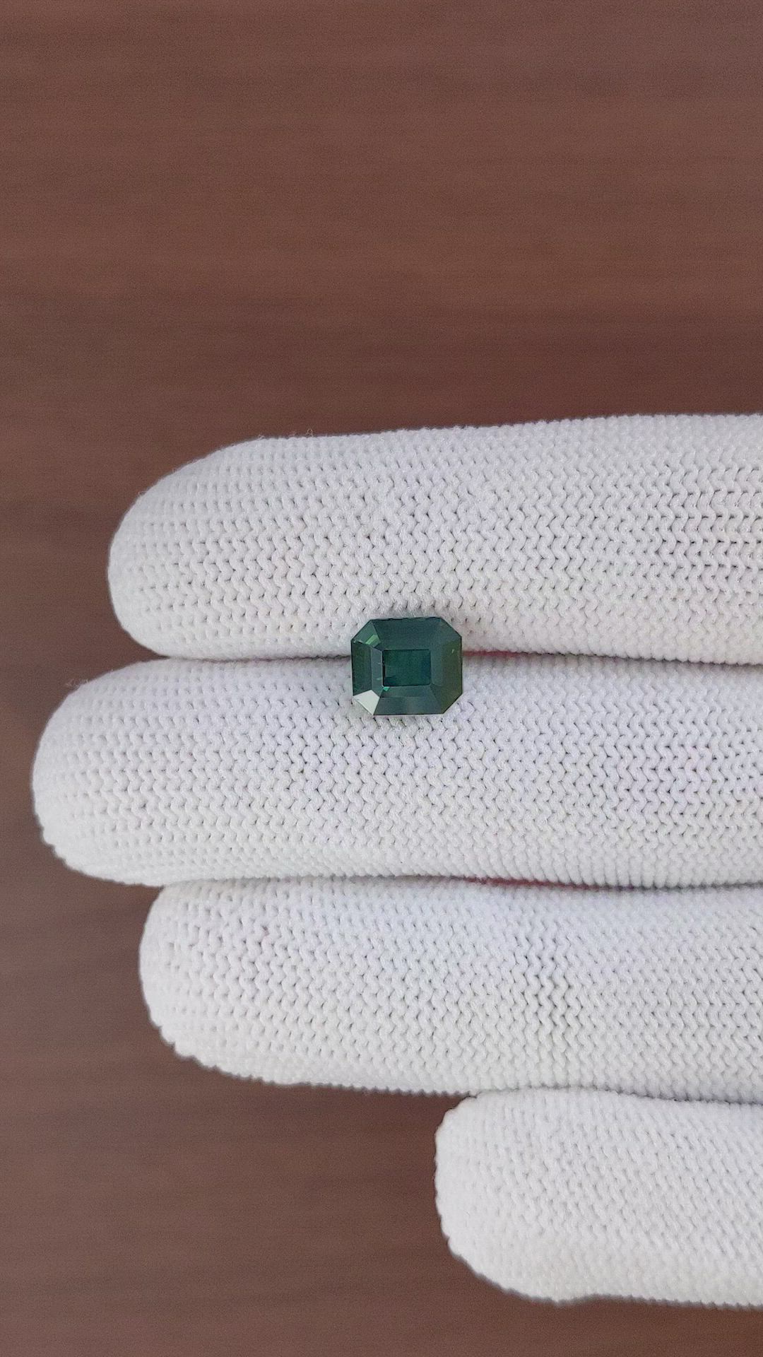 3.05 Ct. Green Sapphire from Madagascar Size Video