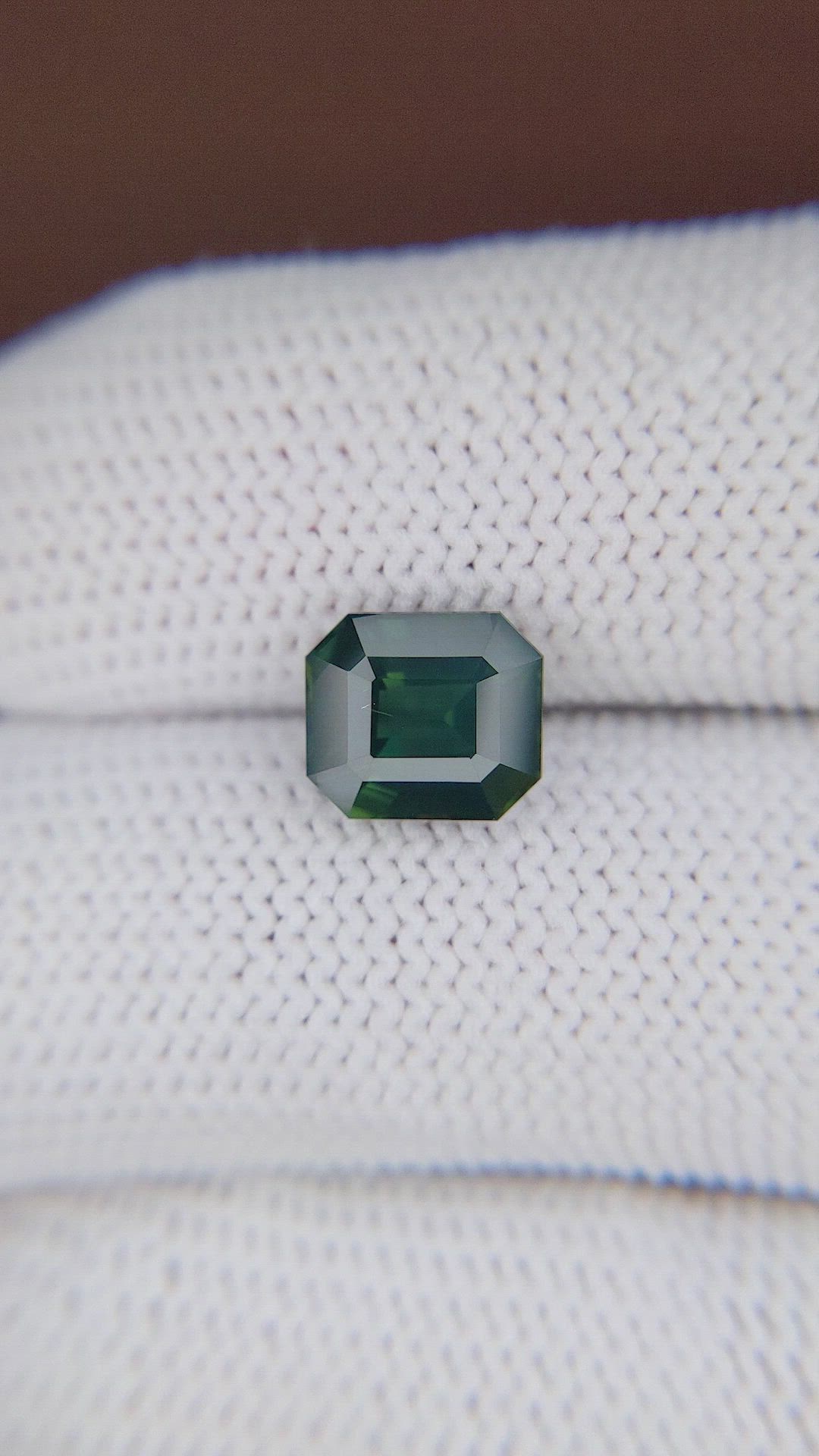 3.05 Ct. Green Sapphire from Madagascar Size Video
