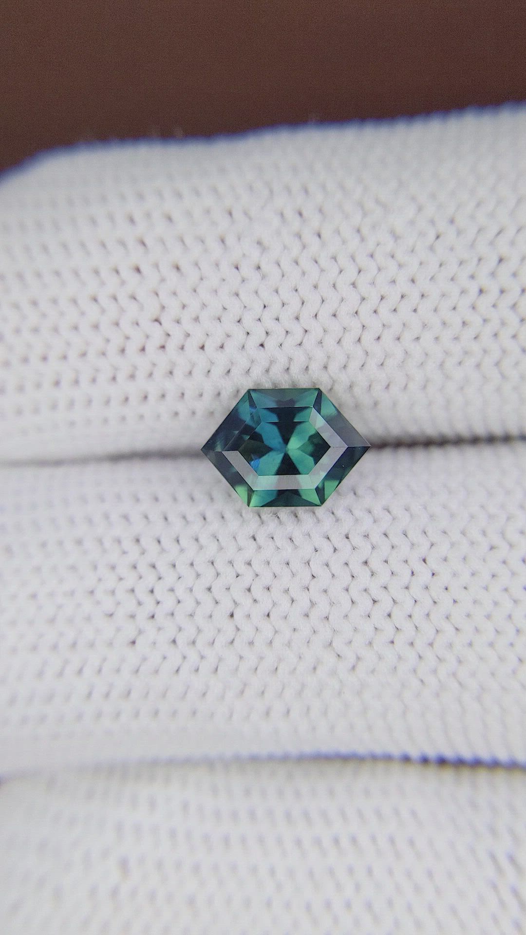 2.05 Ct. Bluish Green Sapphire from Madagascar Size Video
