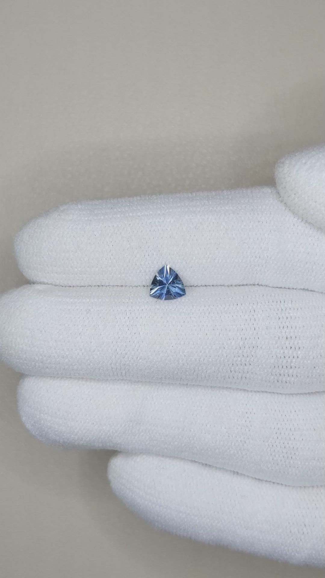 0.50 Ct. Blue Sapphire from Montana Size Video