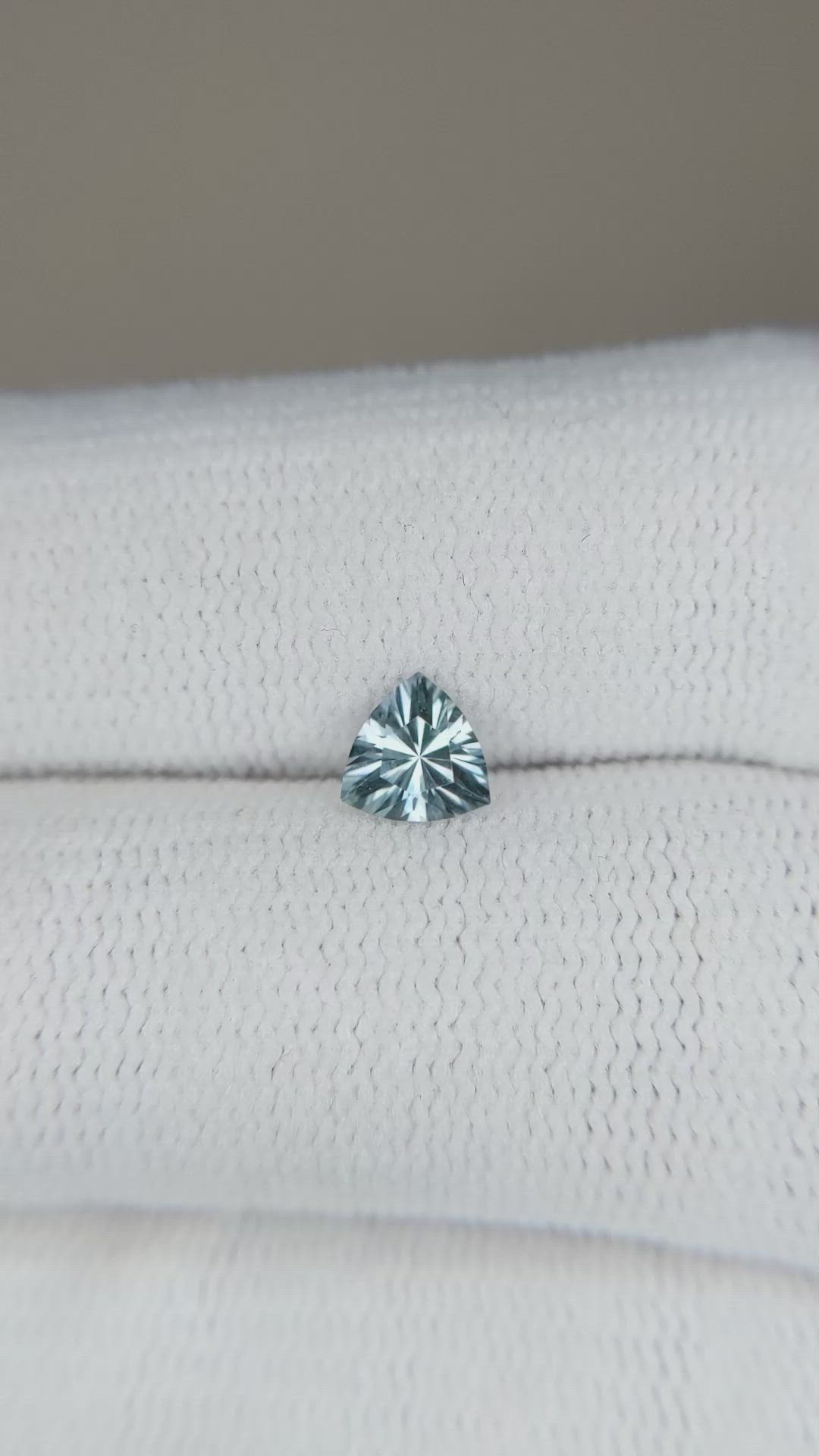0.43 Ct. Blue Sapphire from Montana Size Video