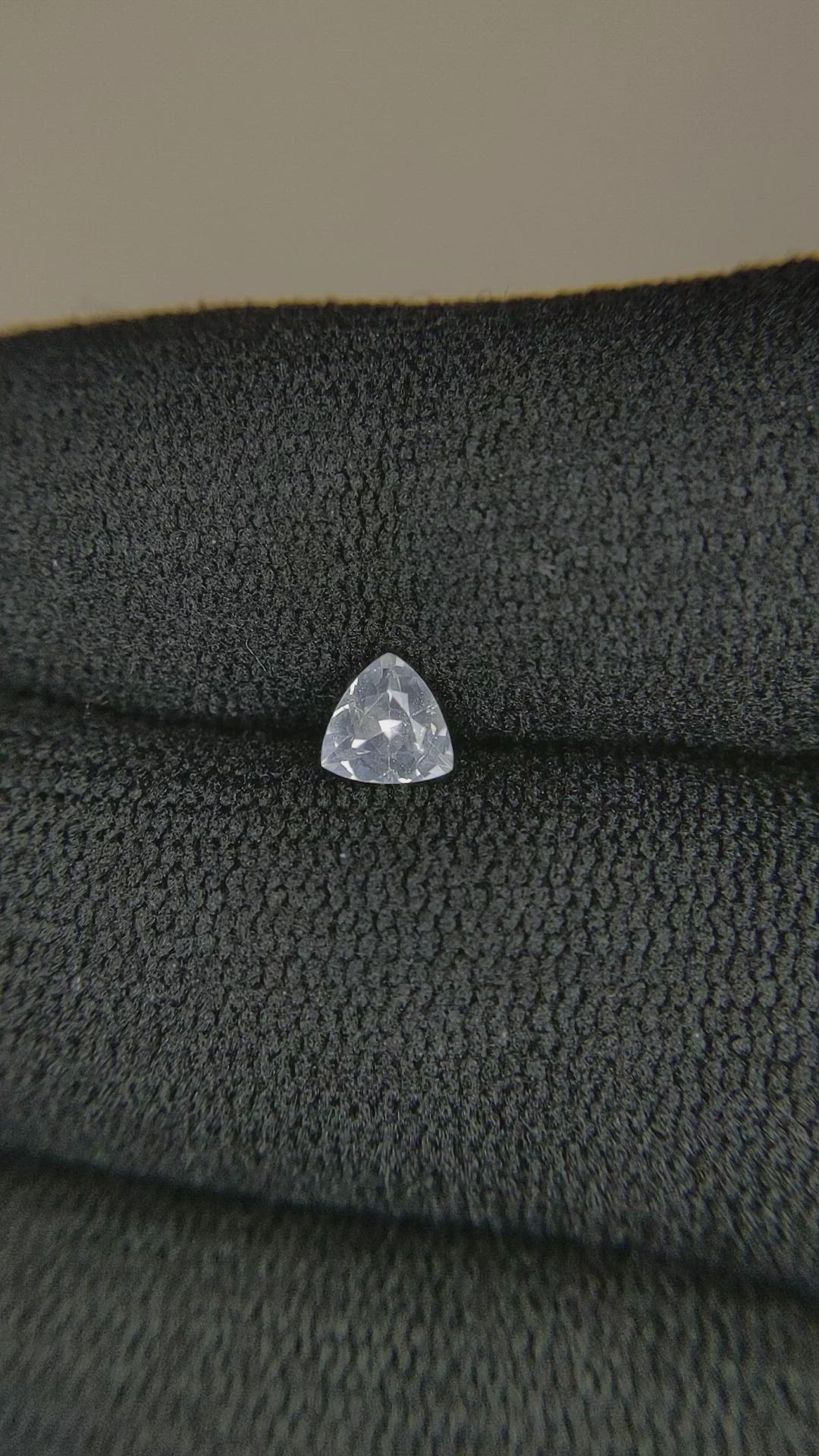 0.50 Ct. White Sapphire from Montana Size Video