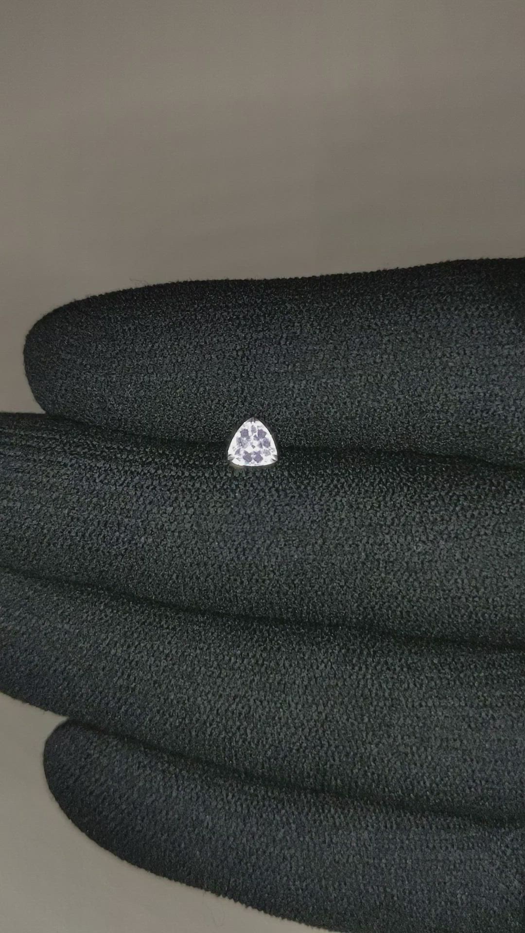 0.50 Ct. White Sapphire from Montana Size Video