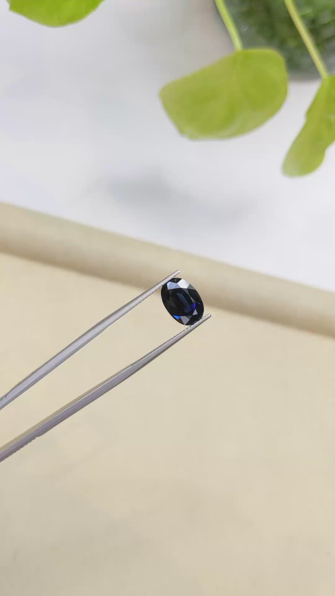 3.83 Ct. Blue Sapphire from Australia Size Video