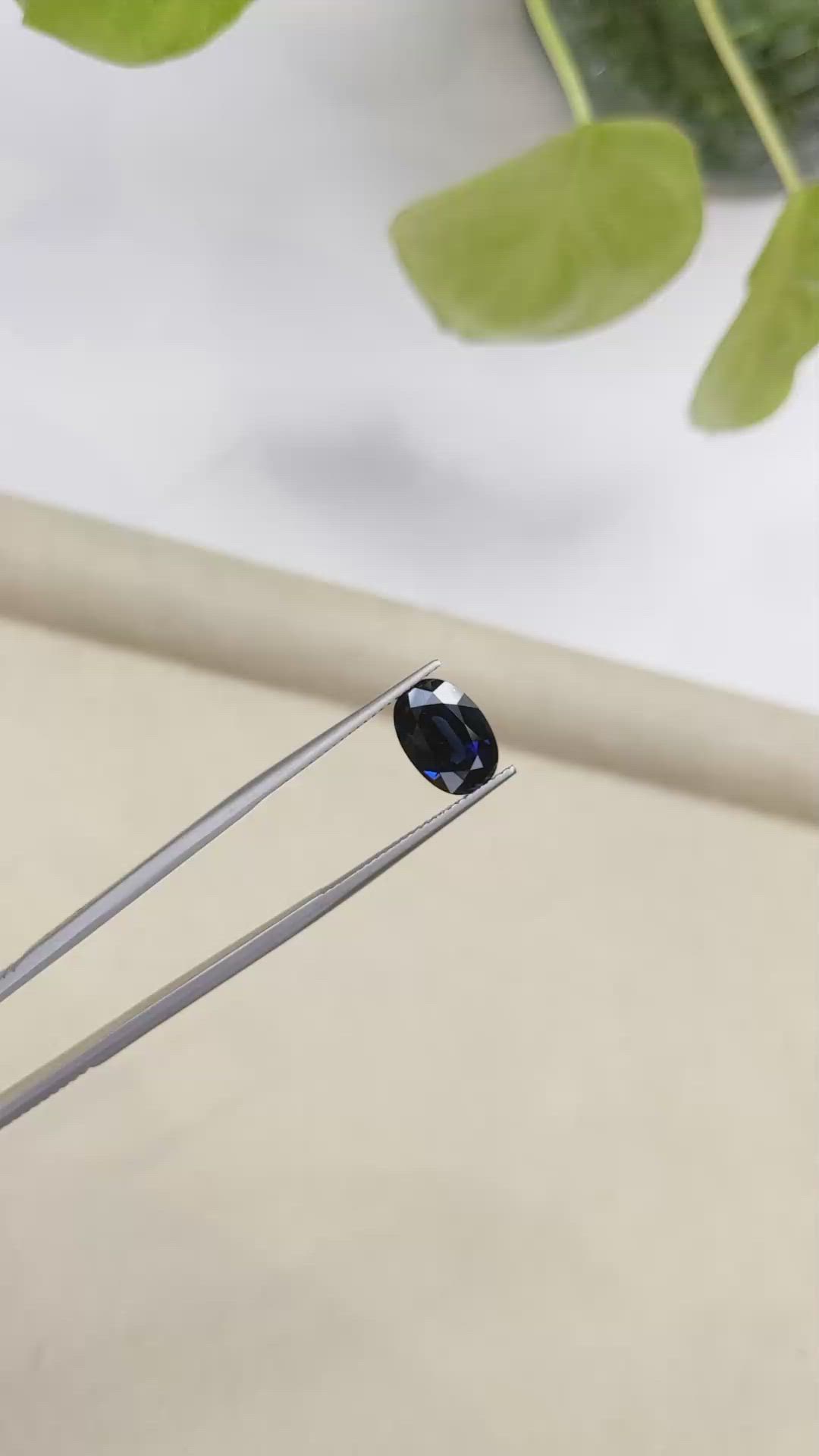 3.83 Ct. Blue Sapphire from Australia Size Video
