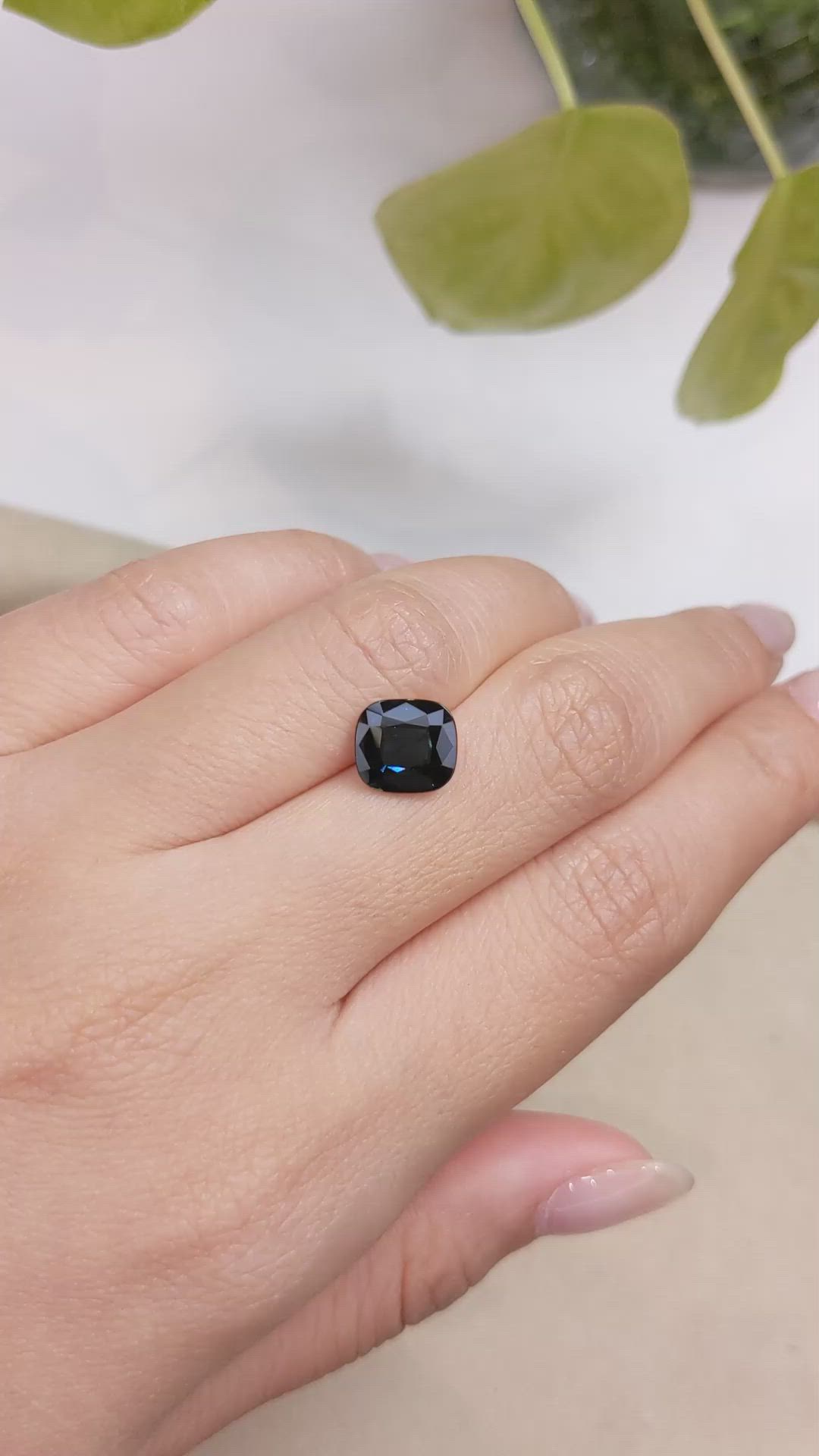 2.89 Ct. Blue Sapphire from Australia Size Video