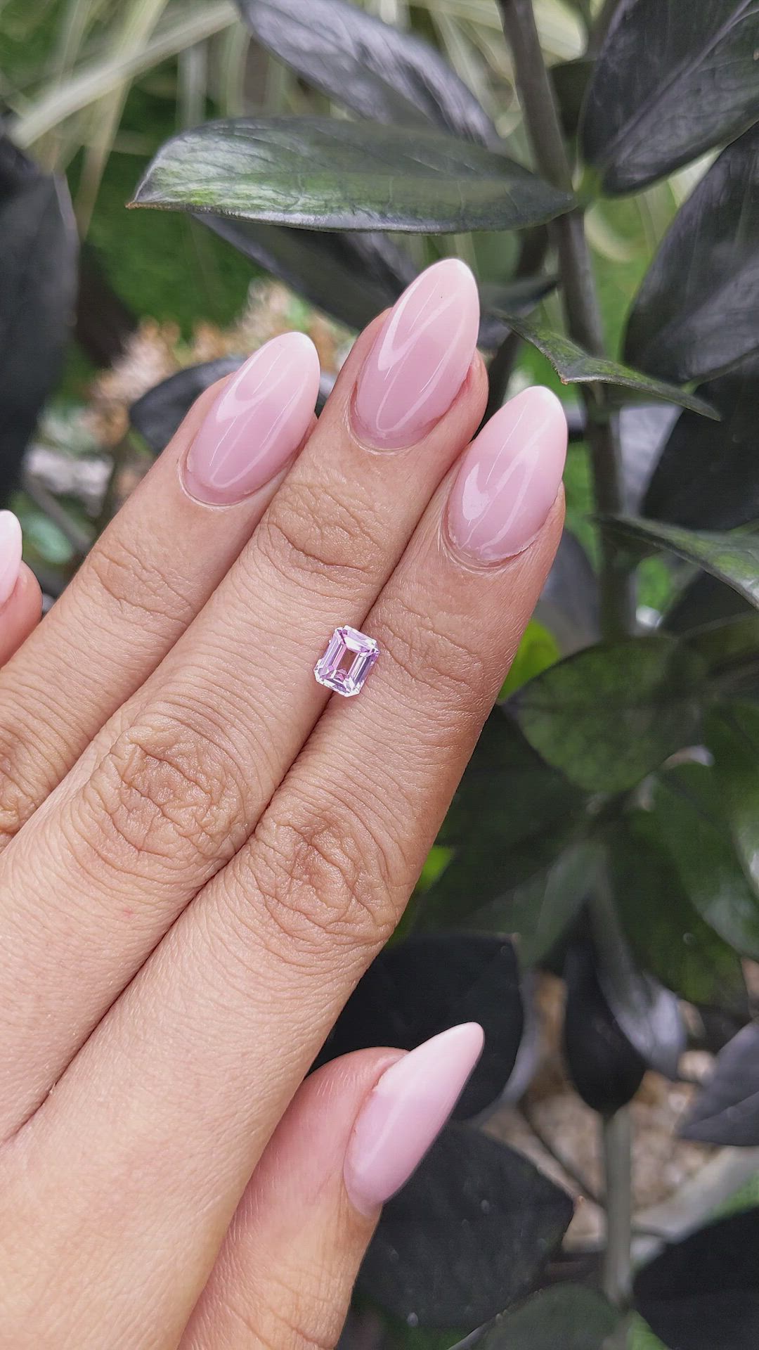 1.08 Ct. Pink Sapphire from Madagascar Size Video