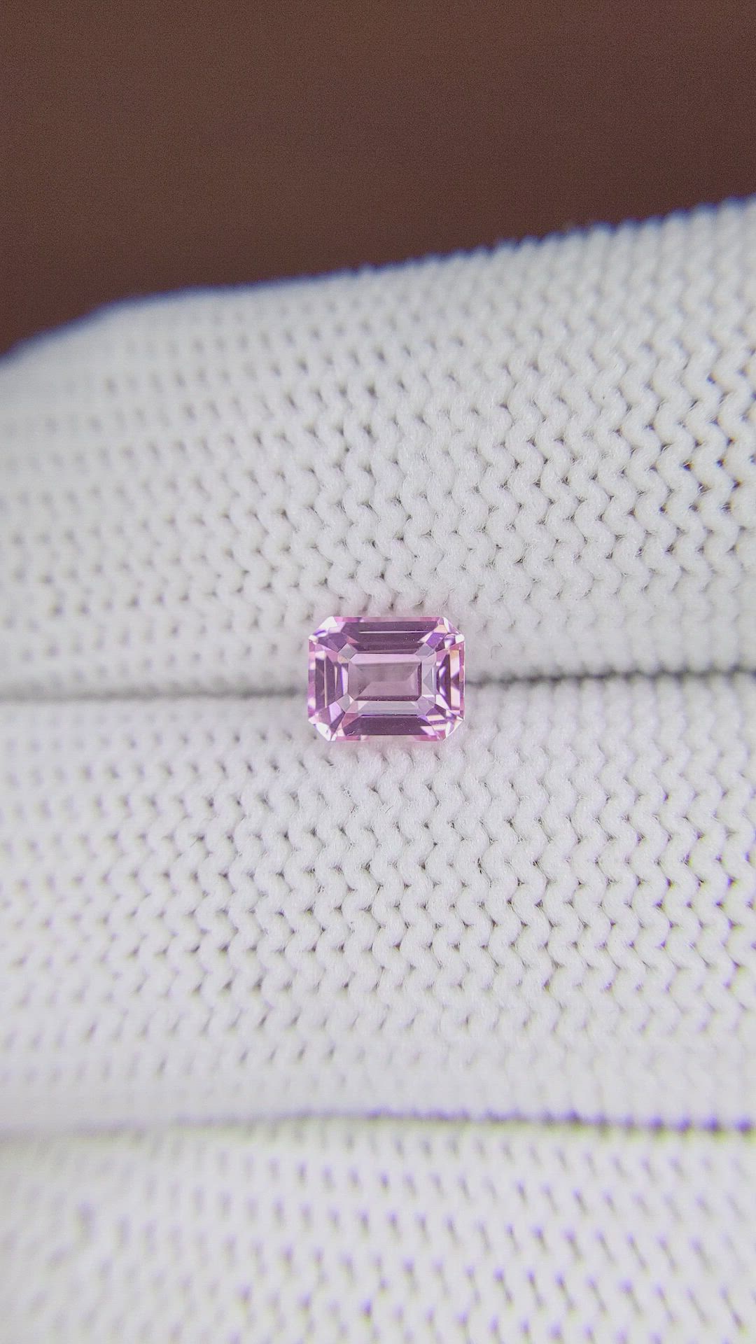 1.08 Ct. Pink Sapphire from Madagascar Size Video