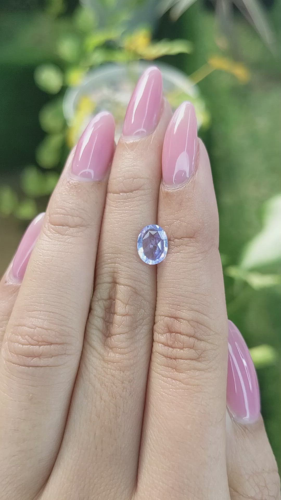 1.47 Ct. Blue Sapphire from Ceylon (Sri Lanka) Size Video