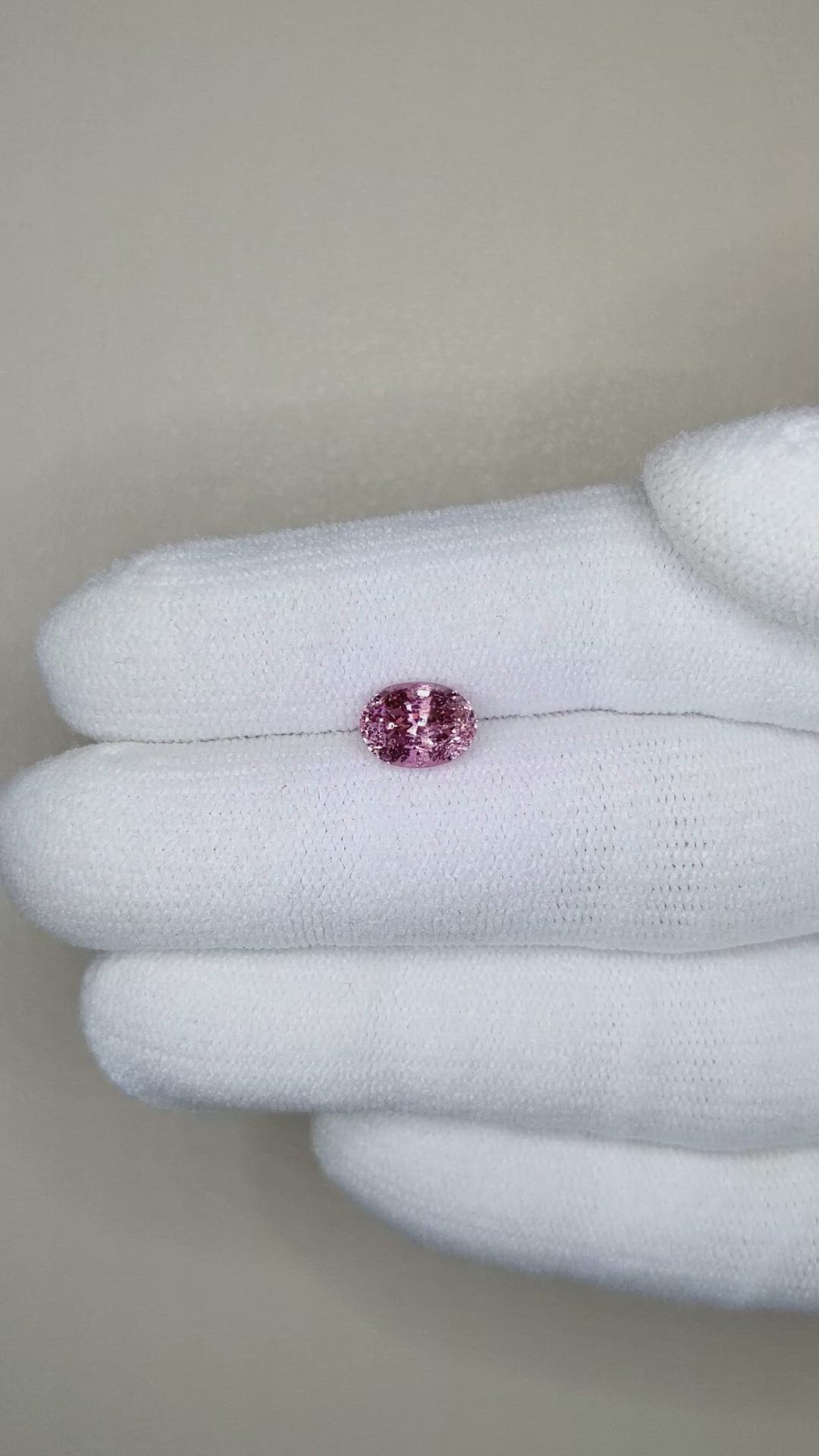 1.68 Ct. Pink Sapphire from Ceylon (Sri Lanka) Size Video