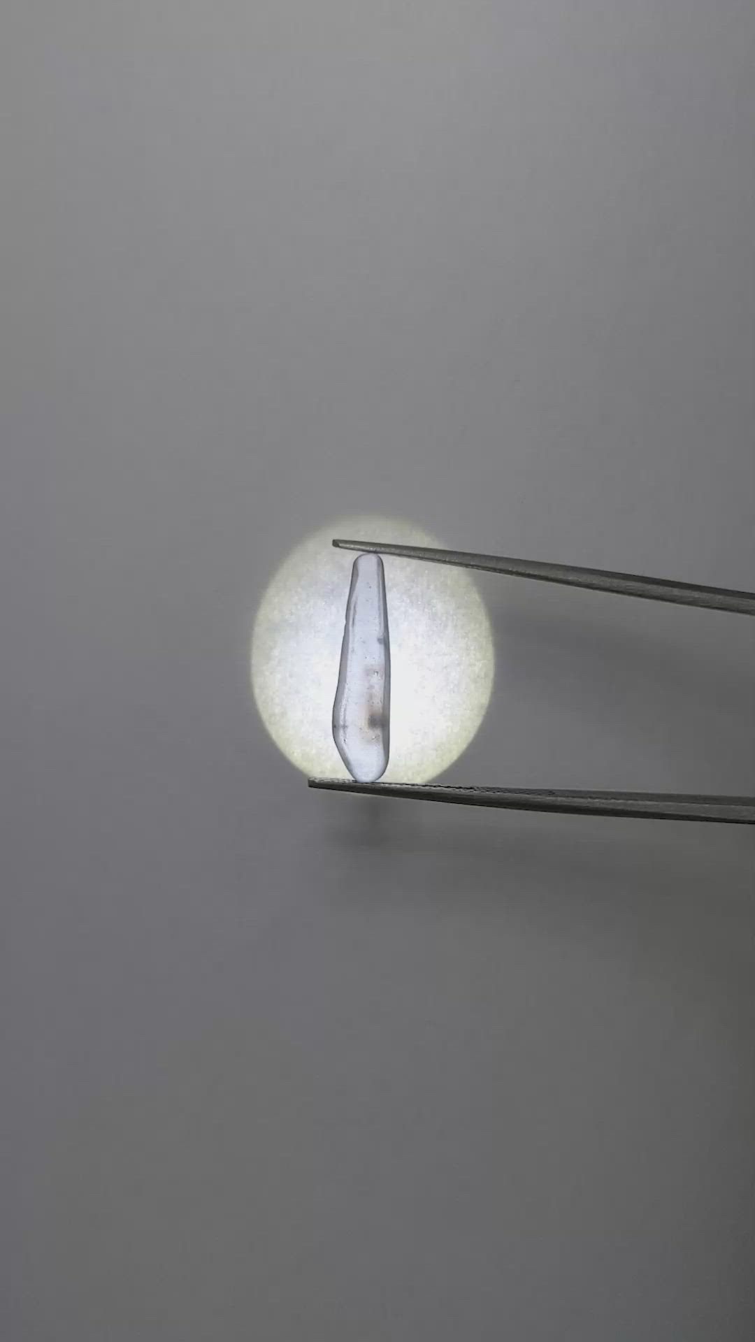 2.71 Ct. Blue Sapphire Crystal from Ceylon (Sri Lanka) Size Video