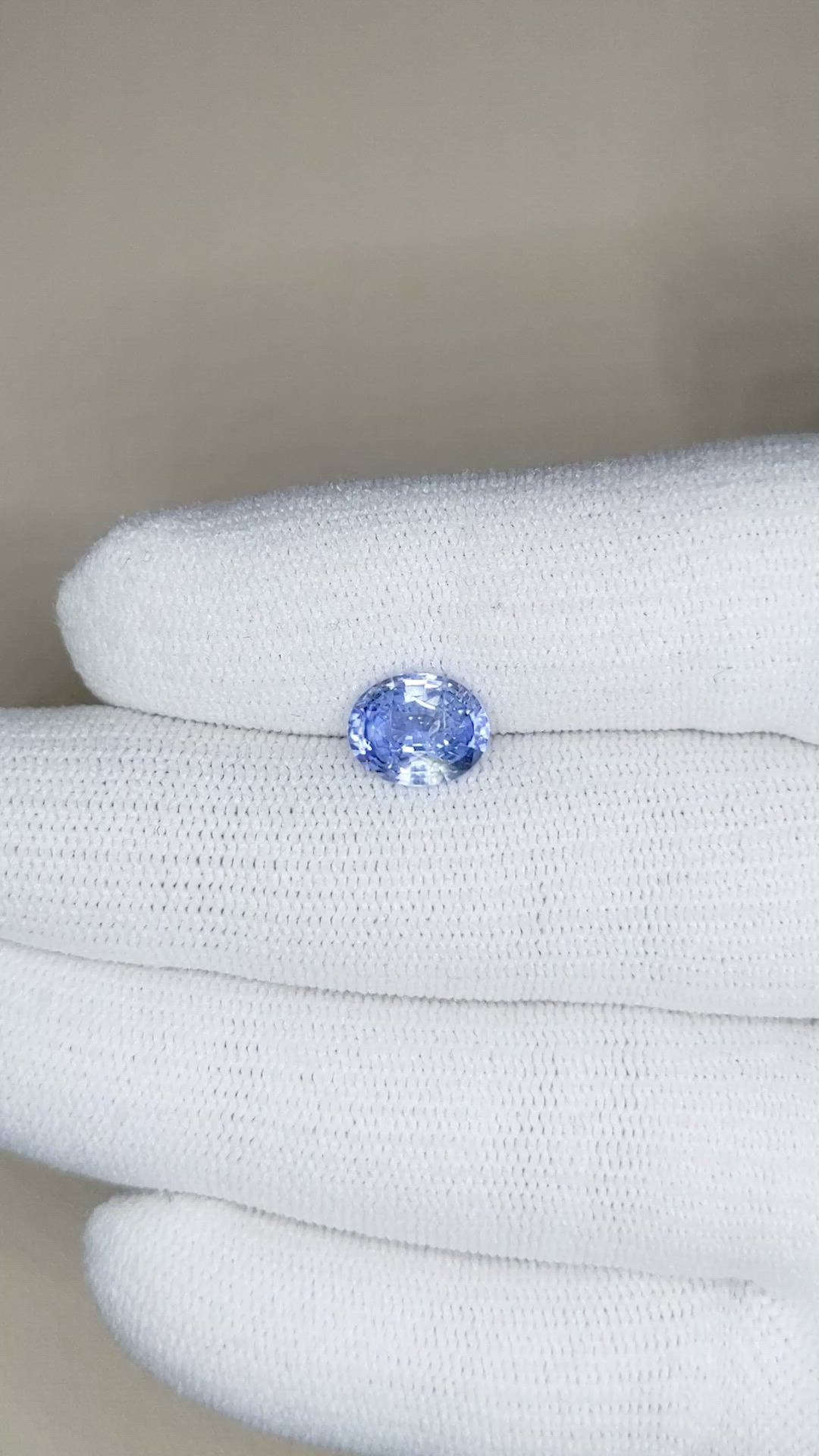 2.48 Ct. Blue Sapphire from Ceylon (Sri Lanka) Size Video