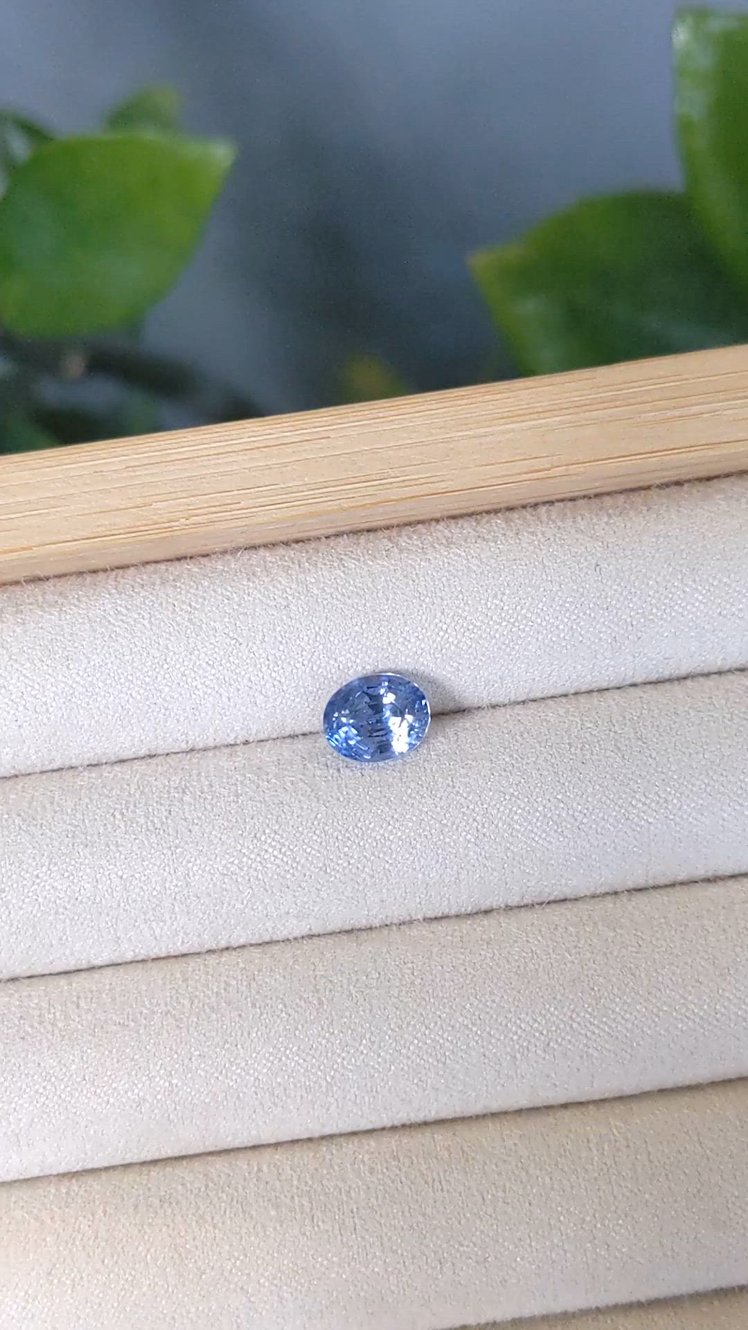 2.21 Ct. Blue Sapphire from Ceylon (Sri Lanka) Size Video
