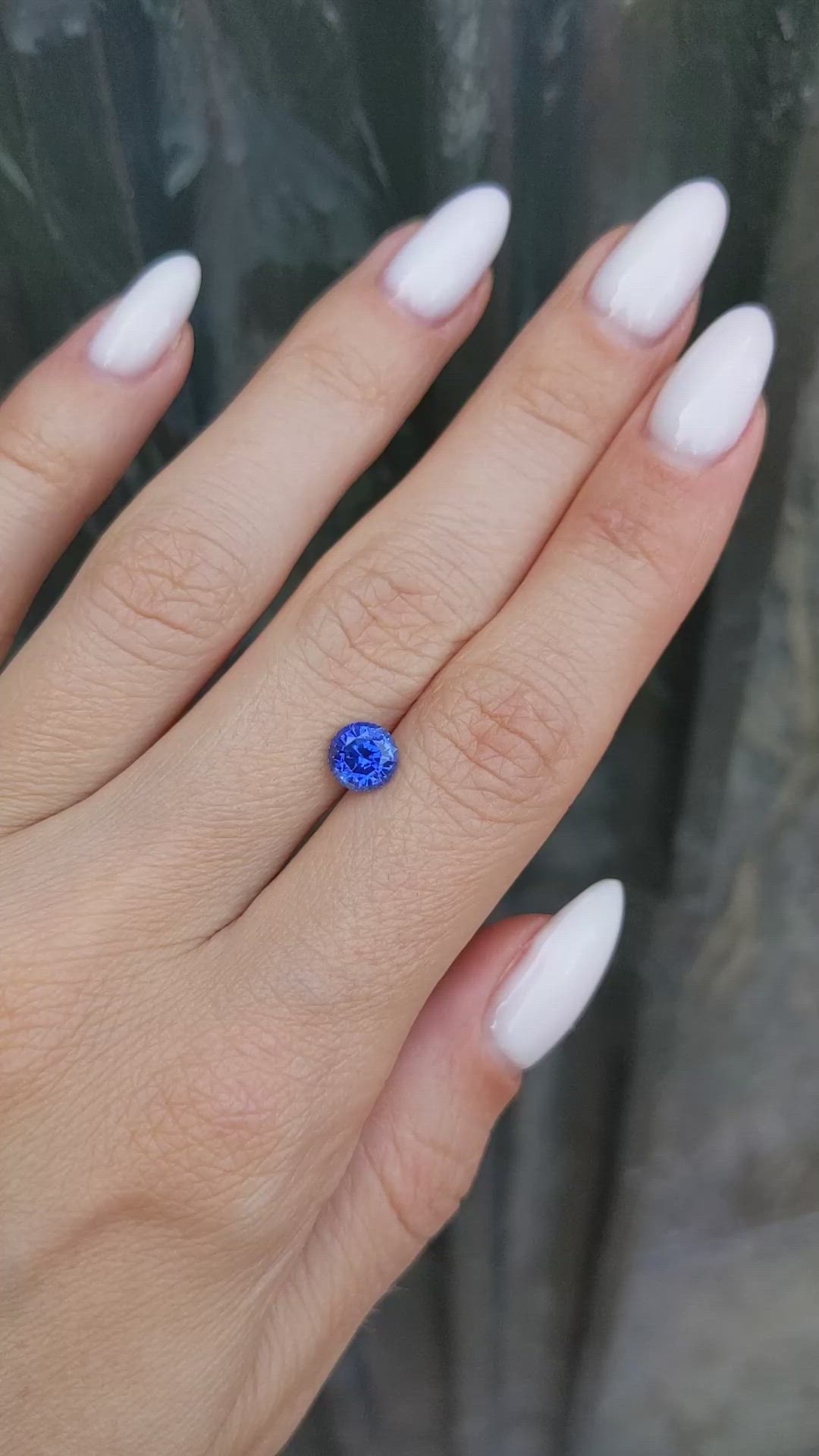 1.36 Ct. Blue Sapphire from Ceylon (Sri Lanka) Size Video