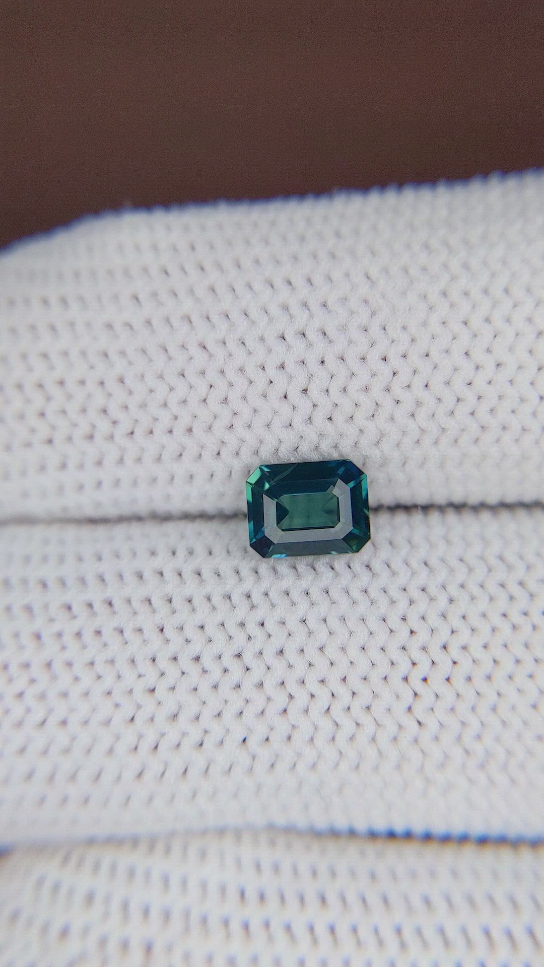 1.14 Ct. Greenish Blue Sapphire from Madagascar Size Video