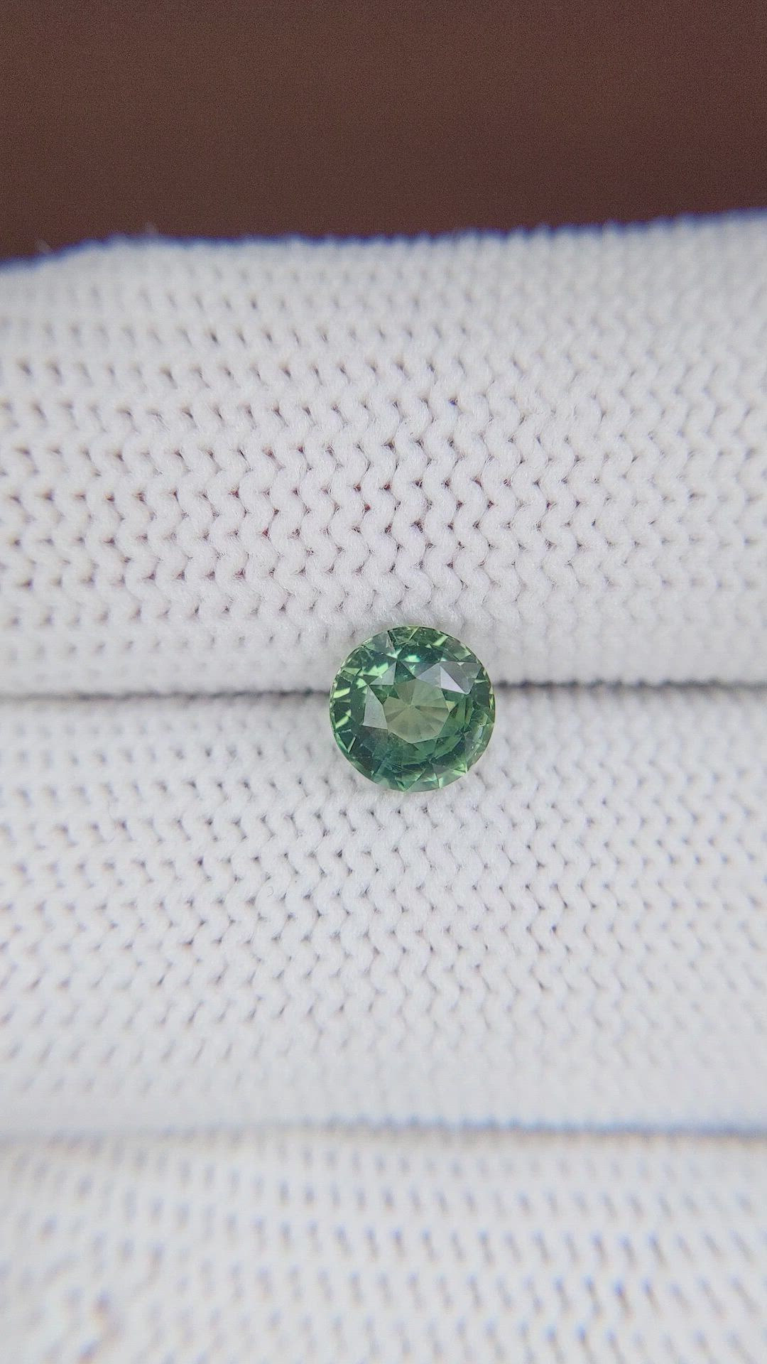 1.42 Ct. Bluish Green Sapphire from Tanzania Size Video