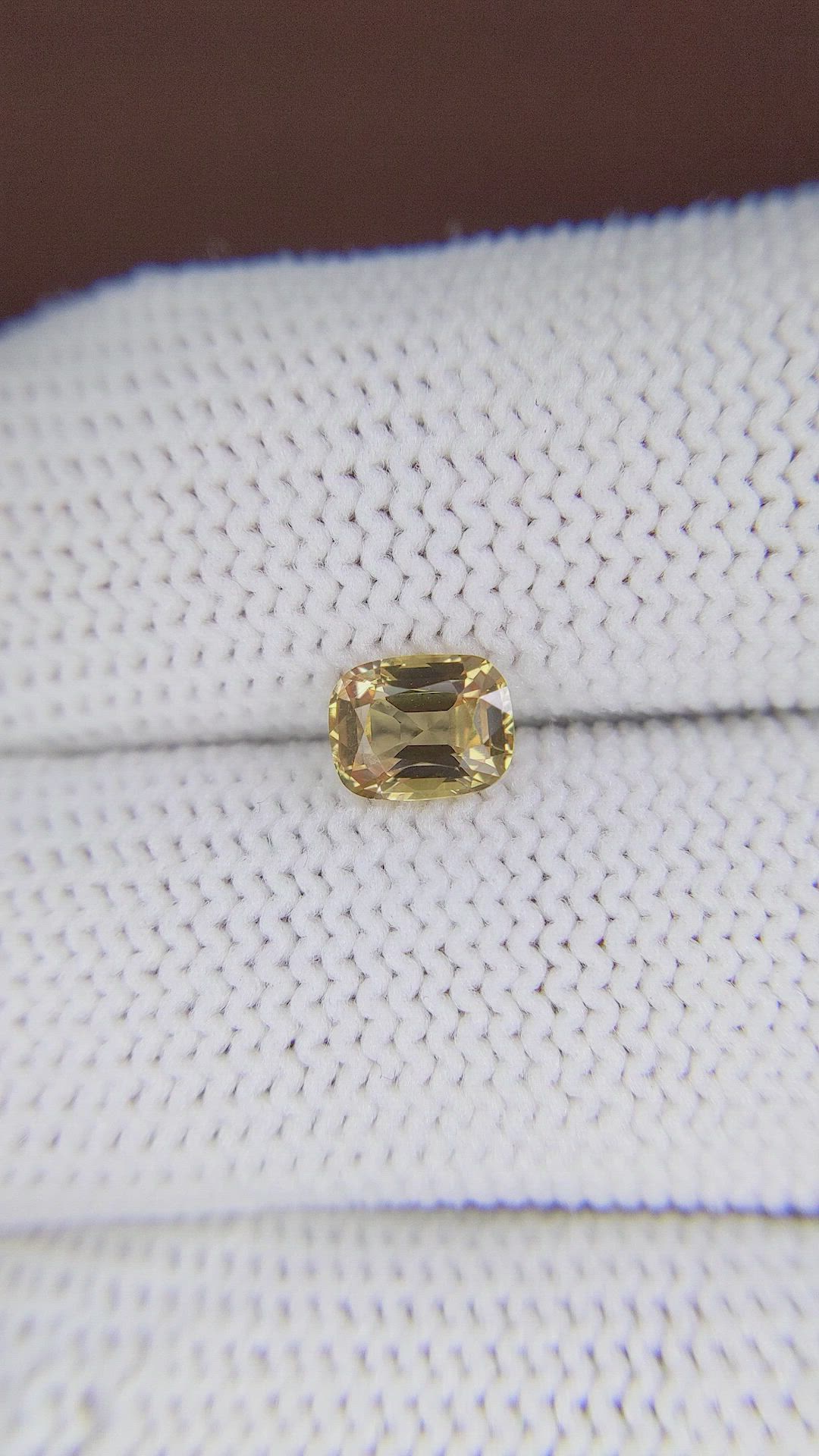 1.00 Ct. Greenish Brown Sapphire from Madagascar Size Video