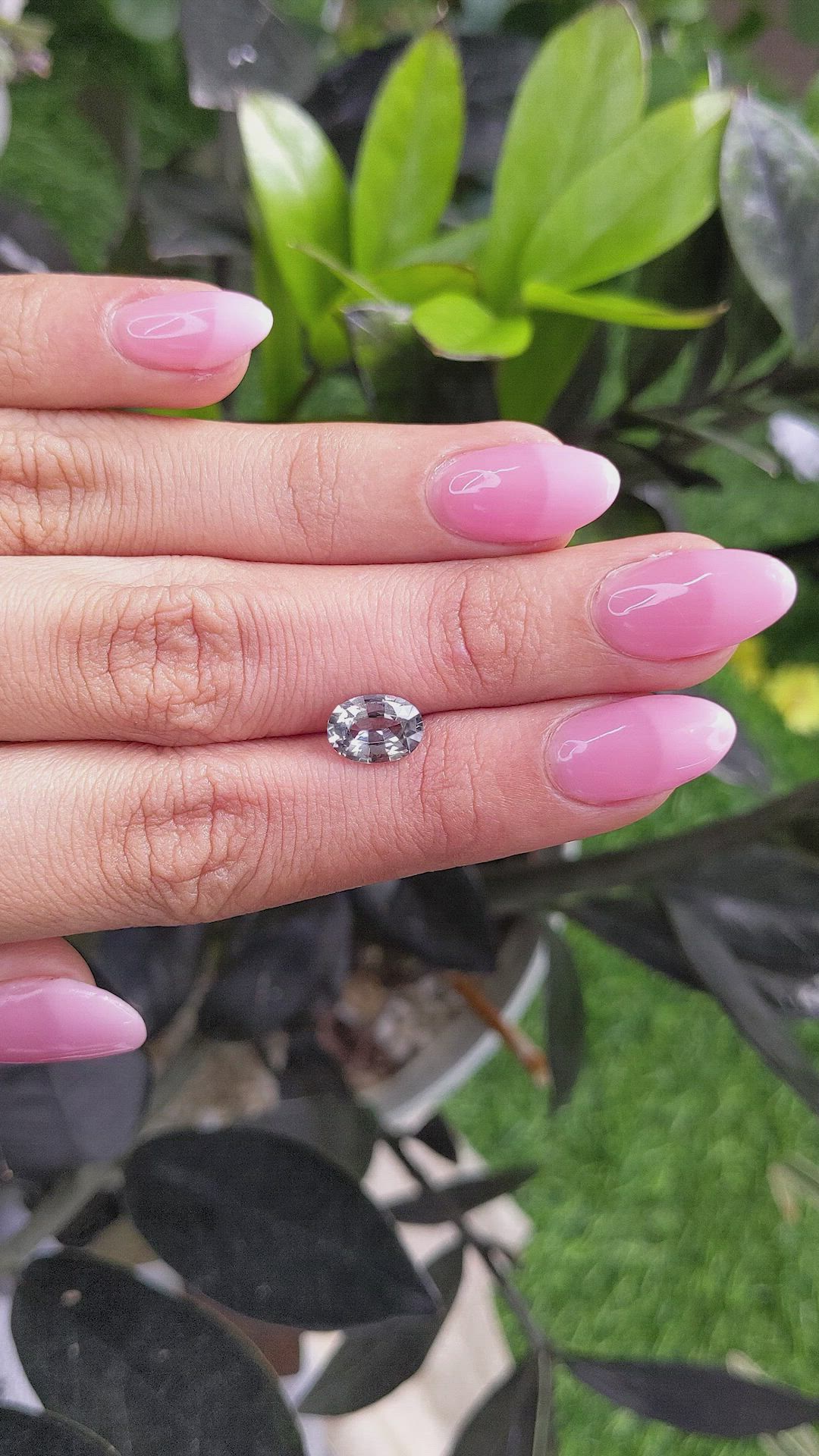 1.77 Ct. Greenish Brown Sapphire from Madagascar Size Video