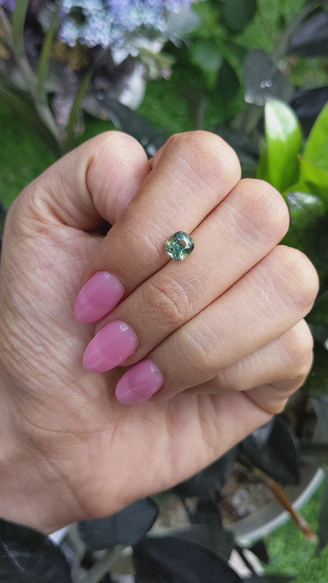 1.46 Ct. Bi Color Sapphire from Tanzania Size Video