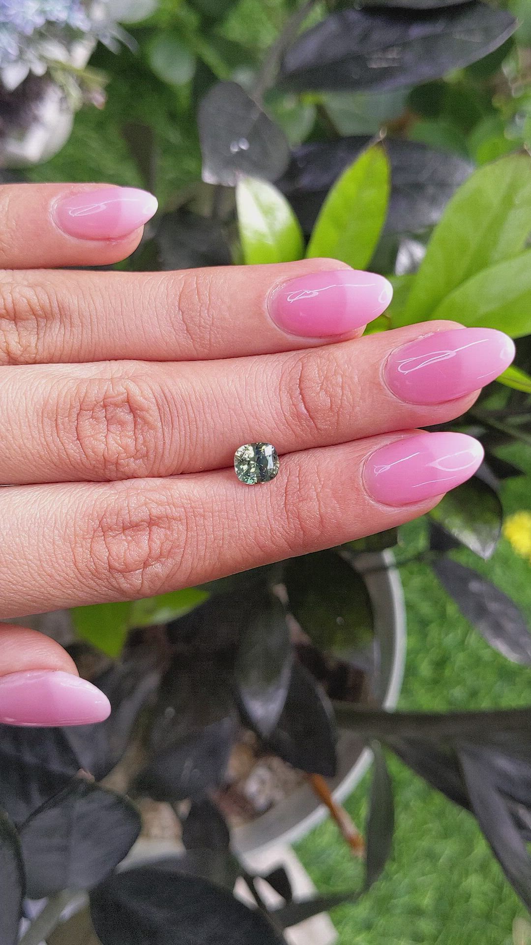 1.46 Ct. Bi Color Sapphire from Tanzania Size Video