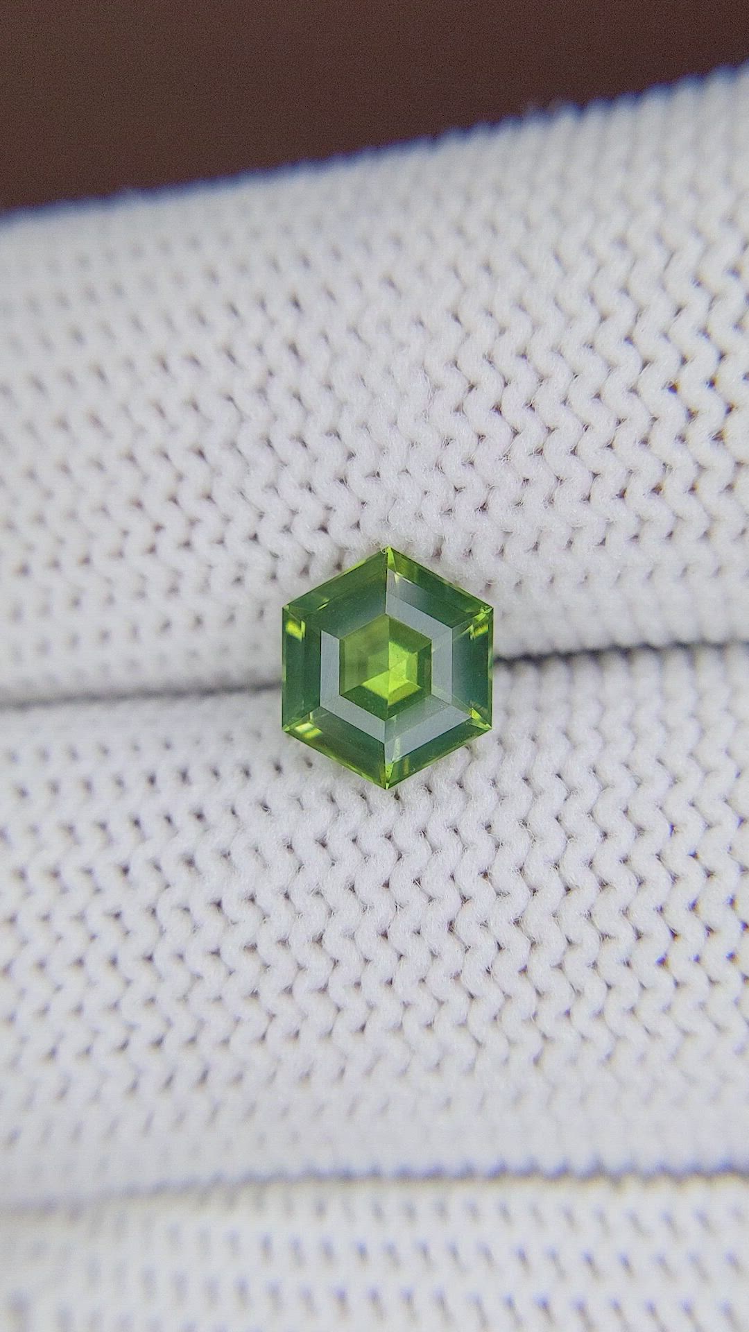 1.57 Ct. Green Sapphire from Madagascar Size Video
