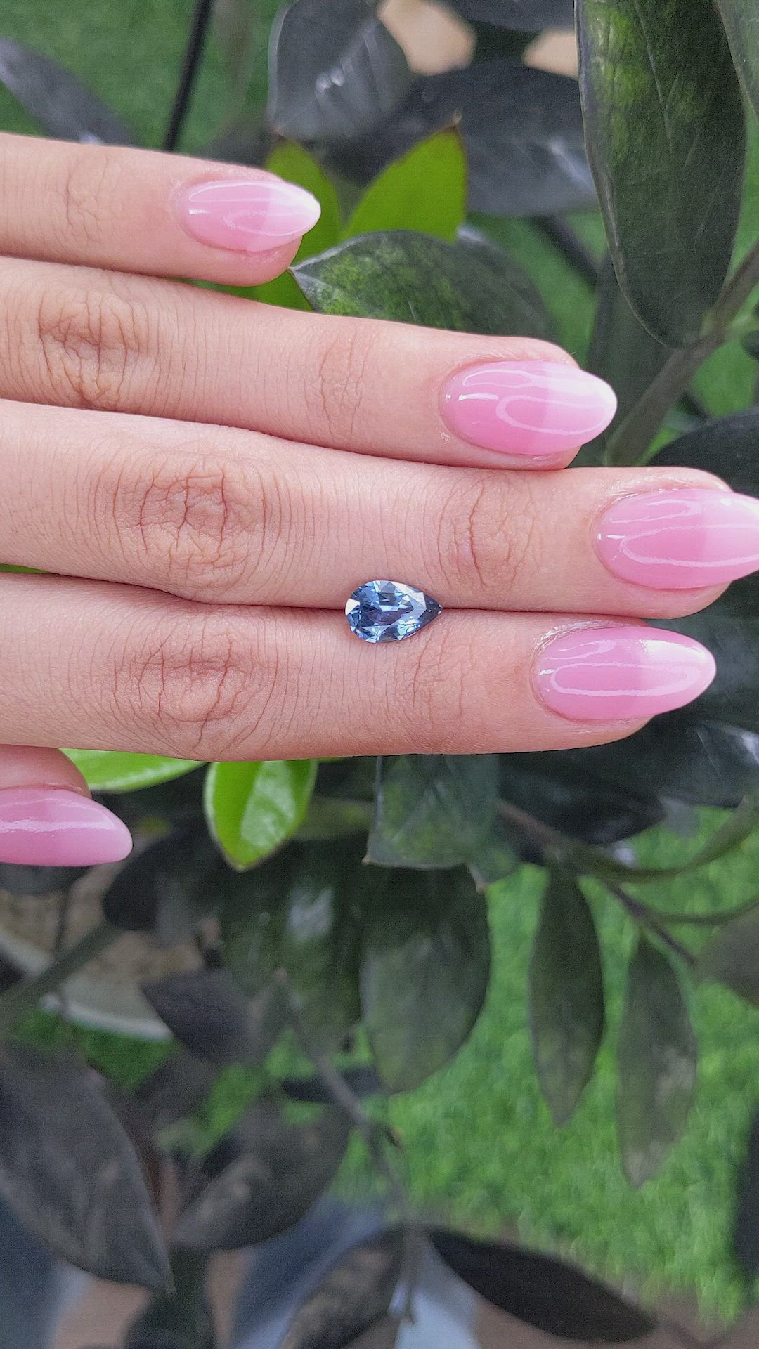 1.88 Ct. Blue Sapphire from Madagascar Size Video