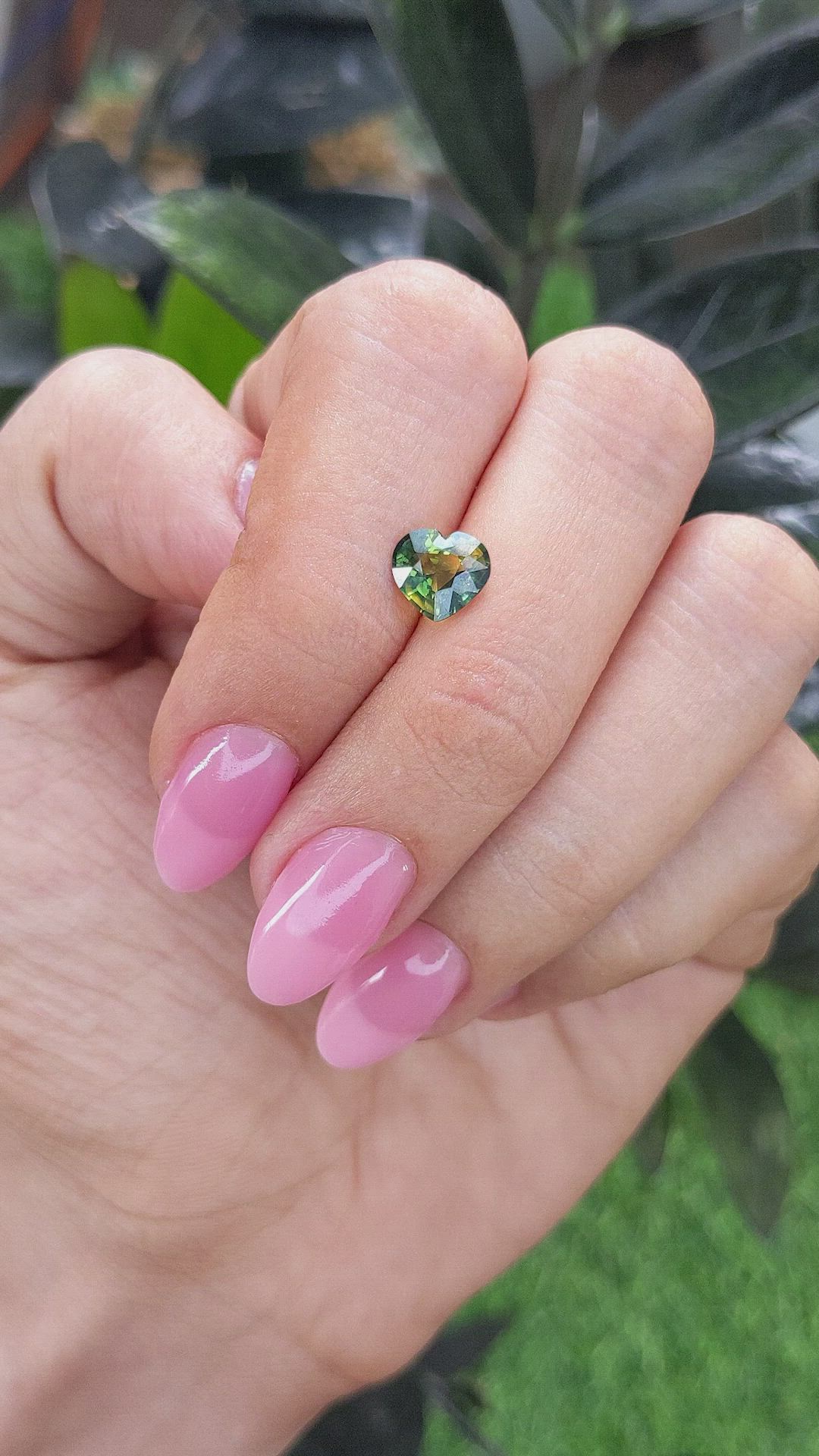 1.50 Ct. Bi Color Sapphire from Australia Size Video