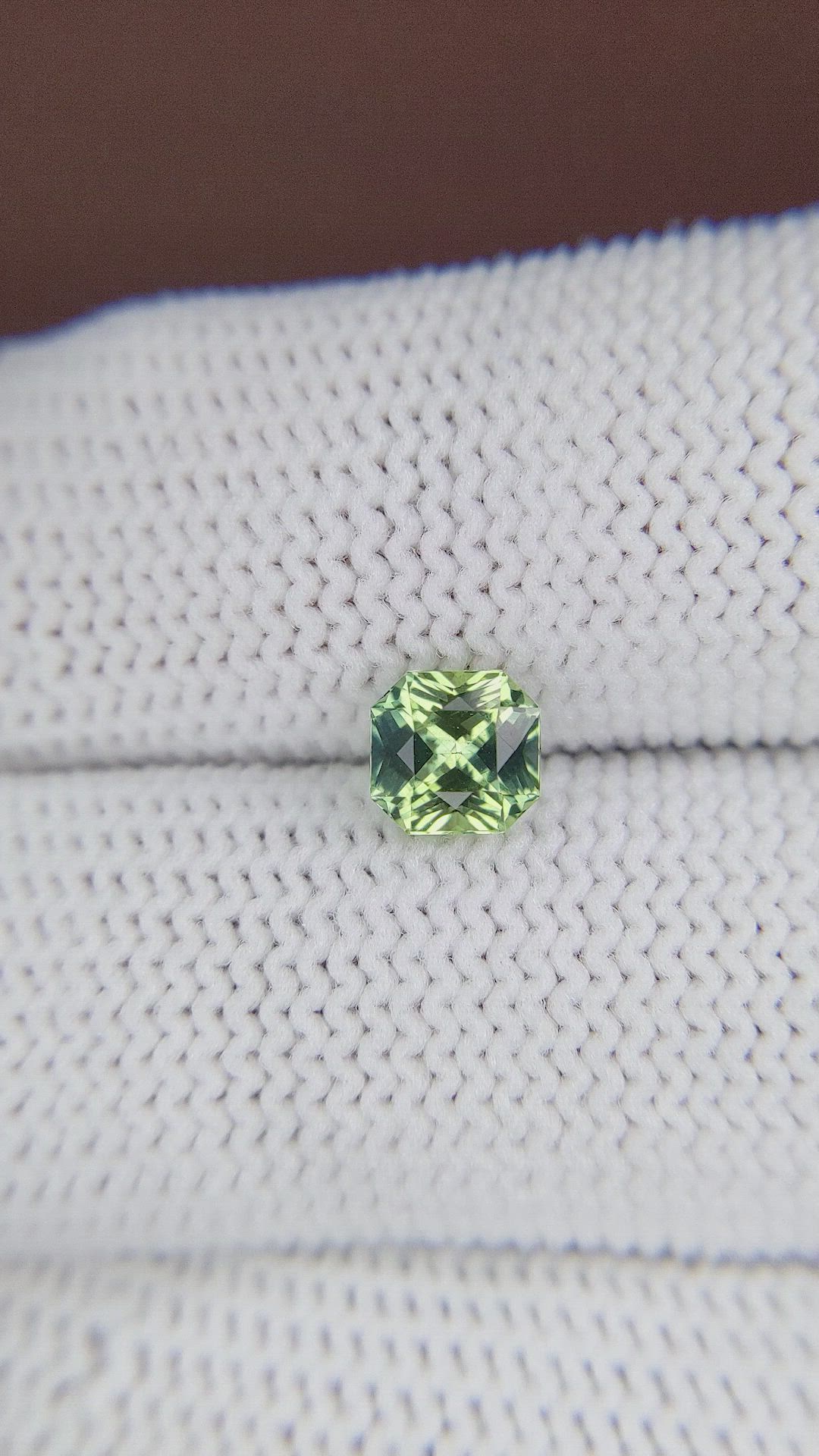 1.18 Ct. Green Sapphire from Madagascar Size Video