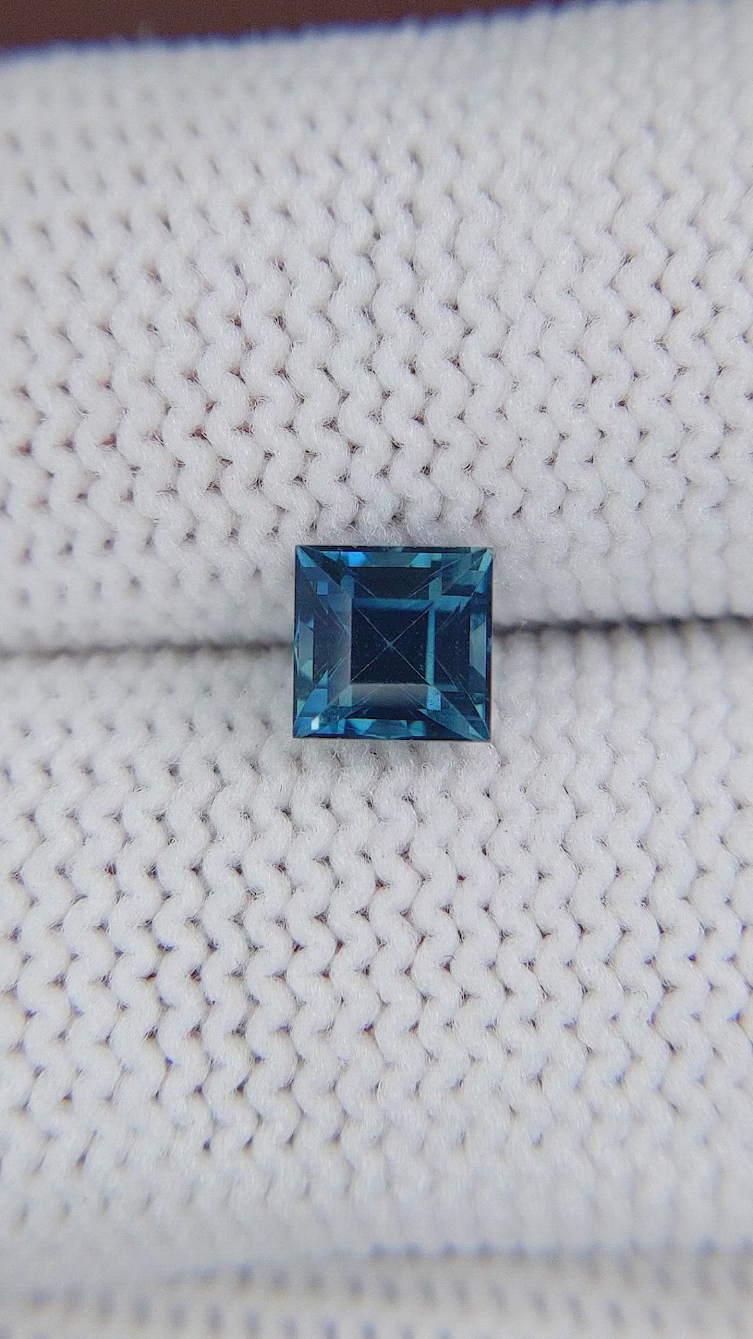 1.15 Ct. Greenish Blue Sapphire from Madagascar Size Video