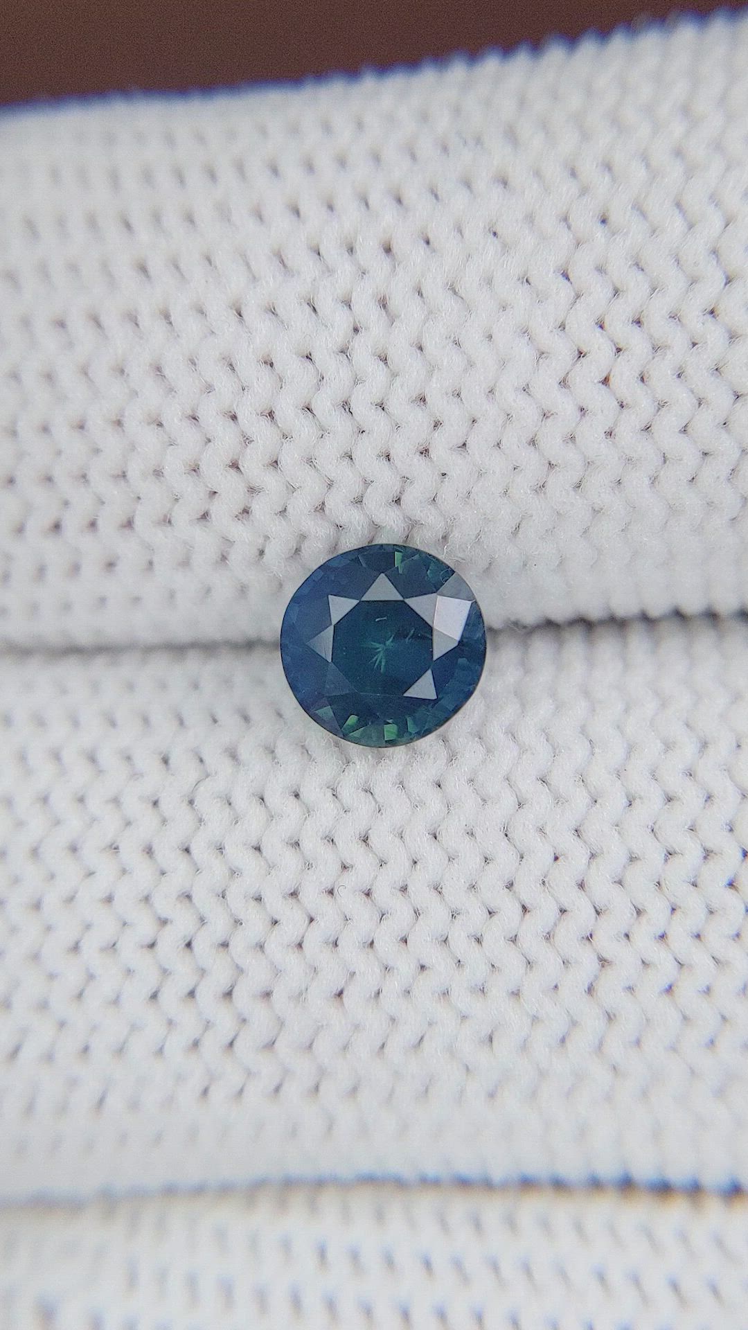 1.20 Ct. Greenish Blue Sapphire from Madagascar Size Video