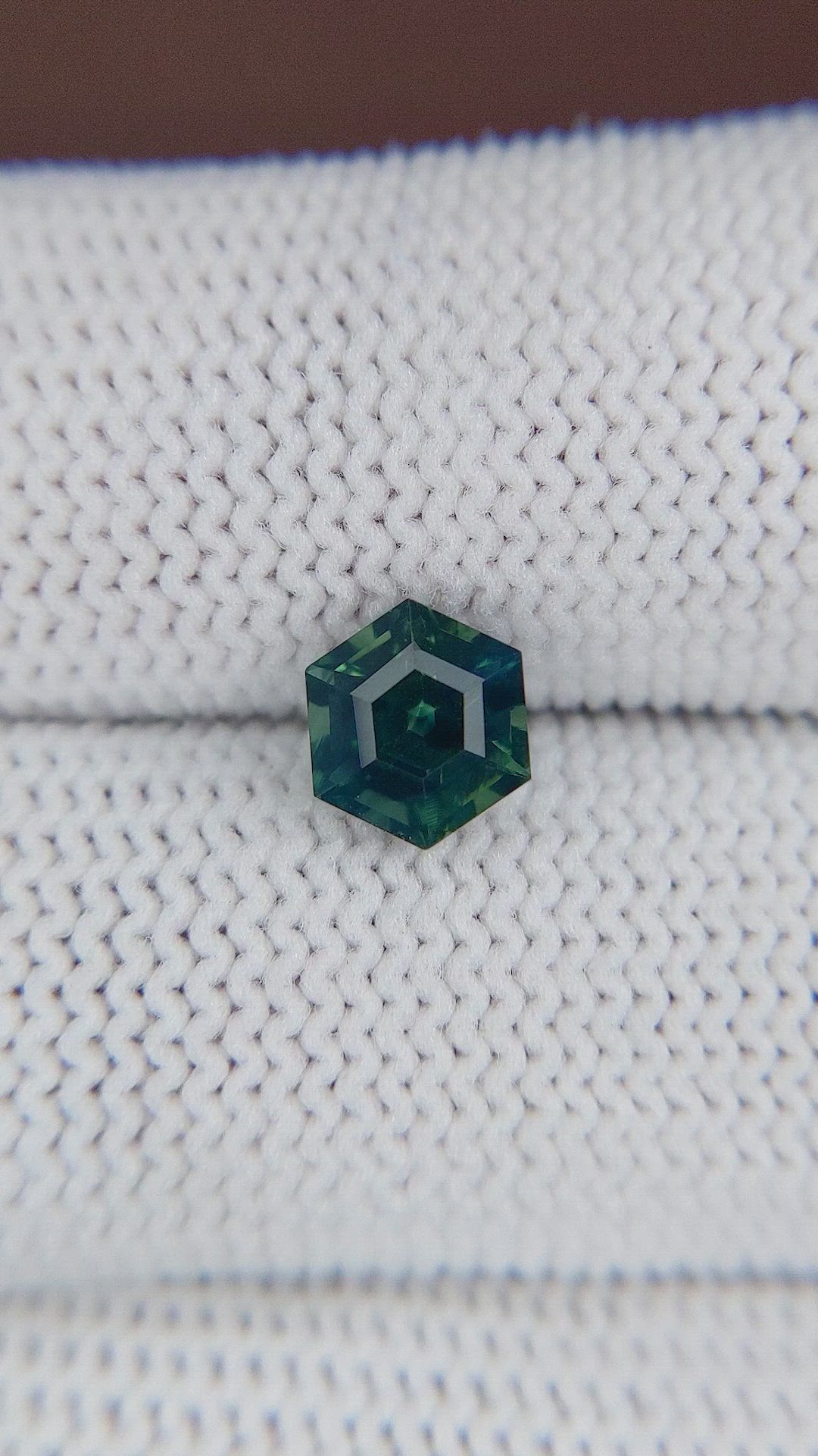 1.50 Ct. Bluish Green Sapphire from Madagascar Size Video