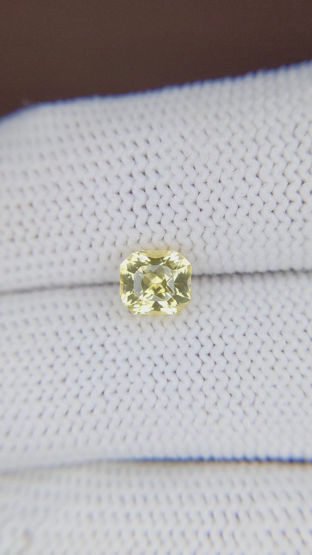 1.58 Ct. Yellow Sapphire from Ceylon (Sri Lanka) Size Video