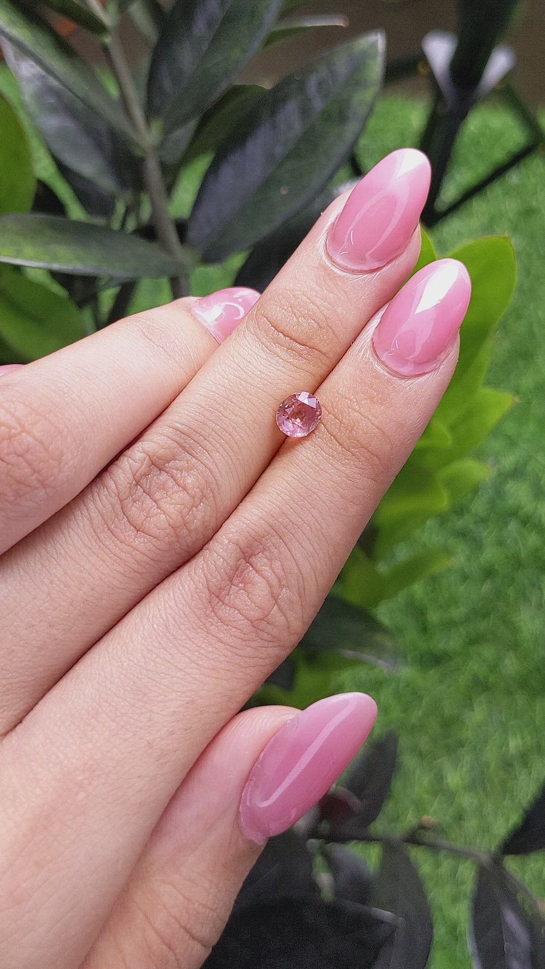 1.11 Ct. Padparadscha Sapphire from Madagascar Size Video