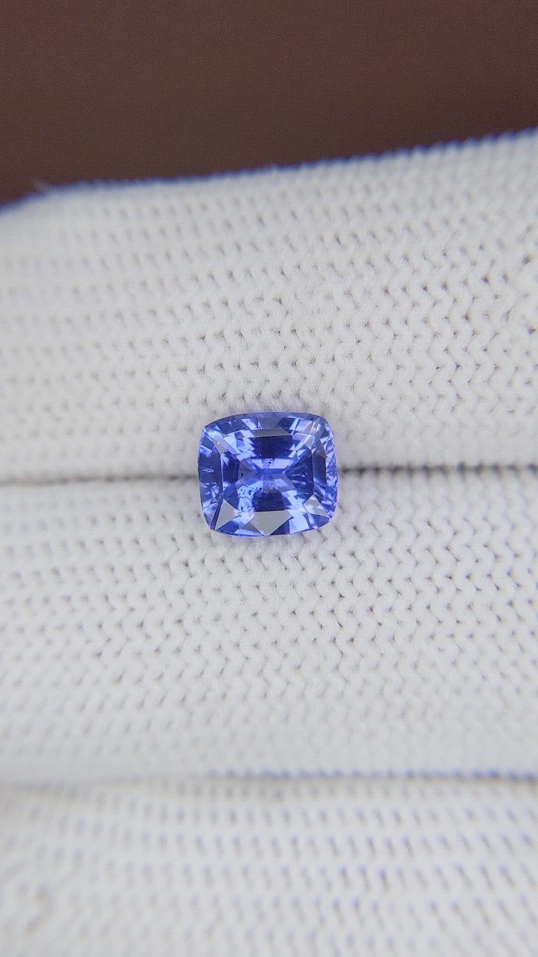 2.06 Ct. Blue Sapphire from Ceylon (Sri Lanka) Size Video