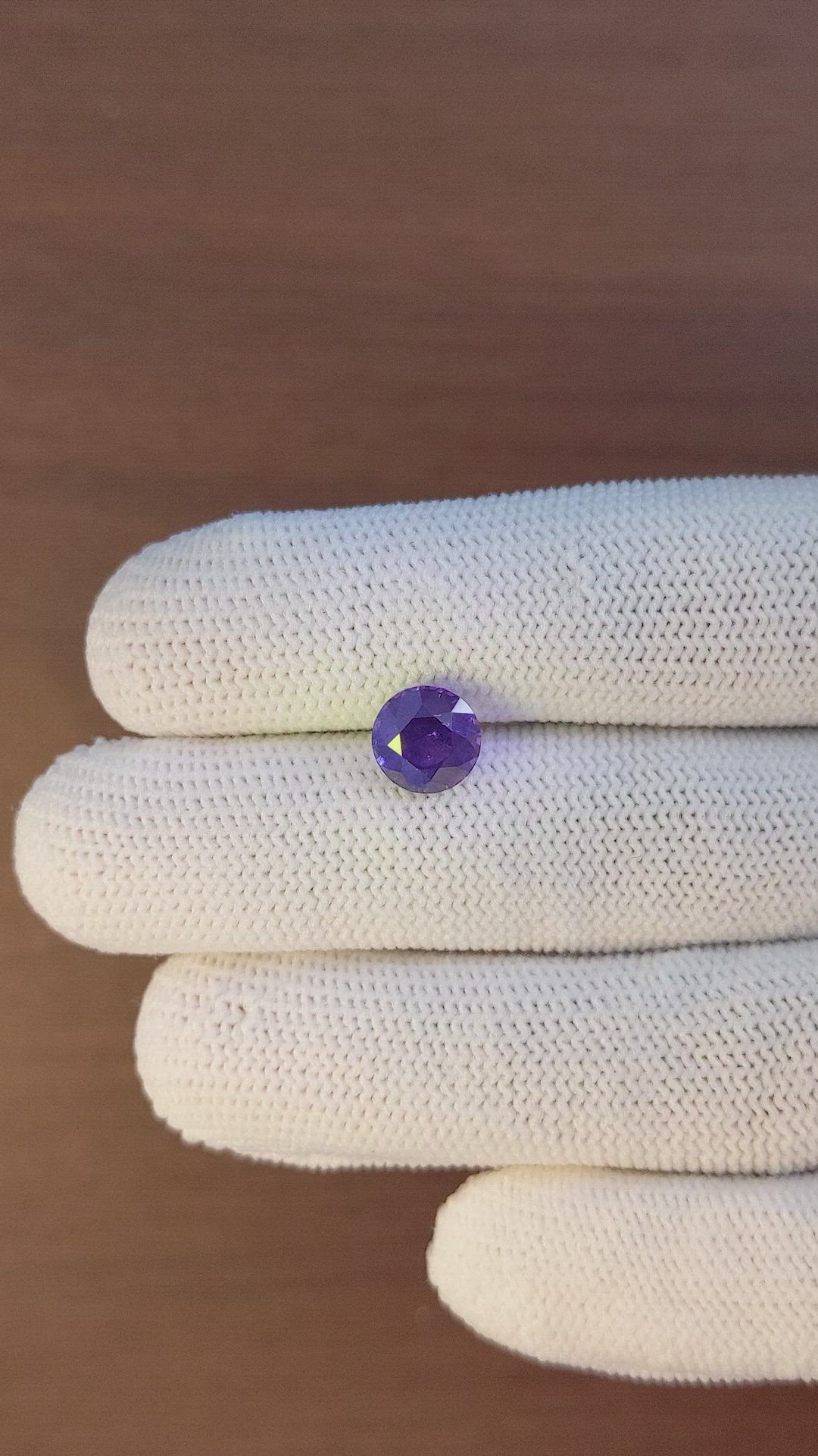 3.17 Ct. Color Change Sapphire from Madagascar Size Video