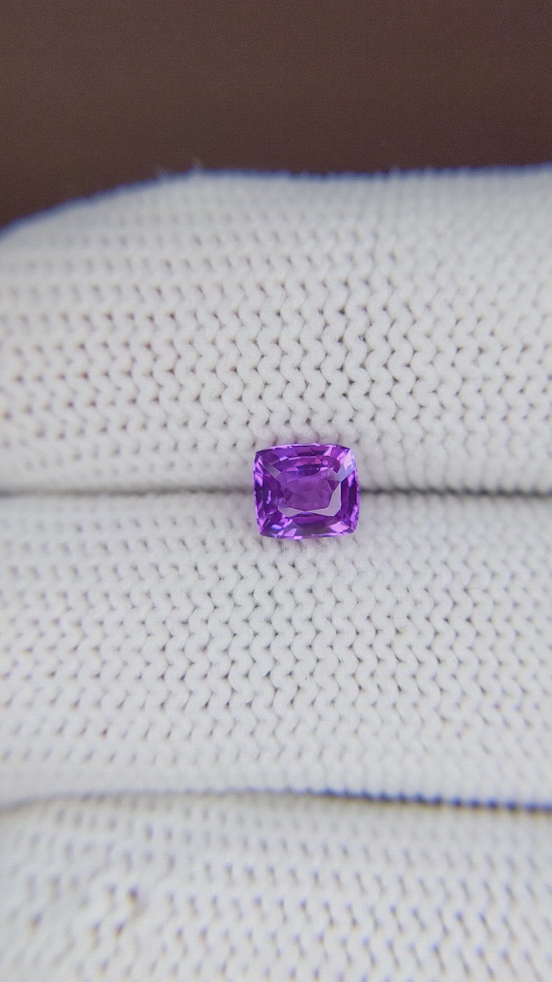 1.02 Ct. Purple Sapphire from Madagascar Size Video