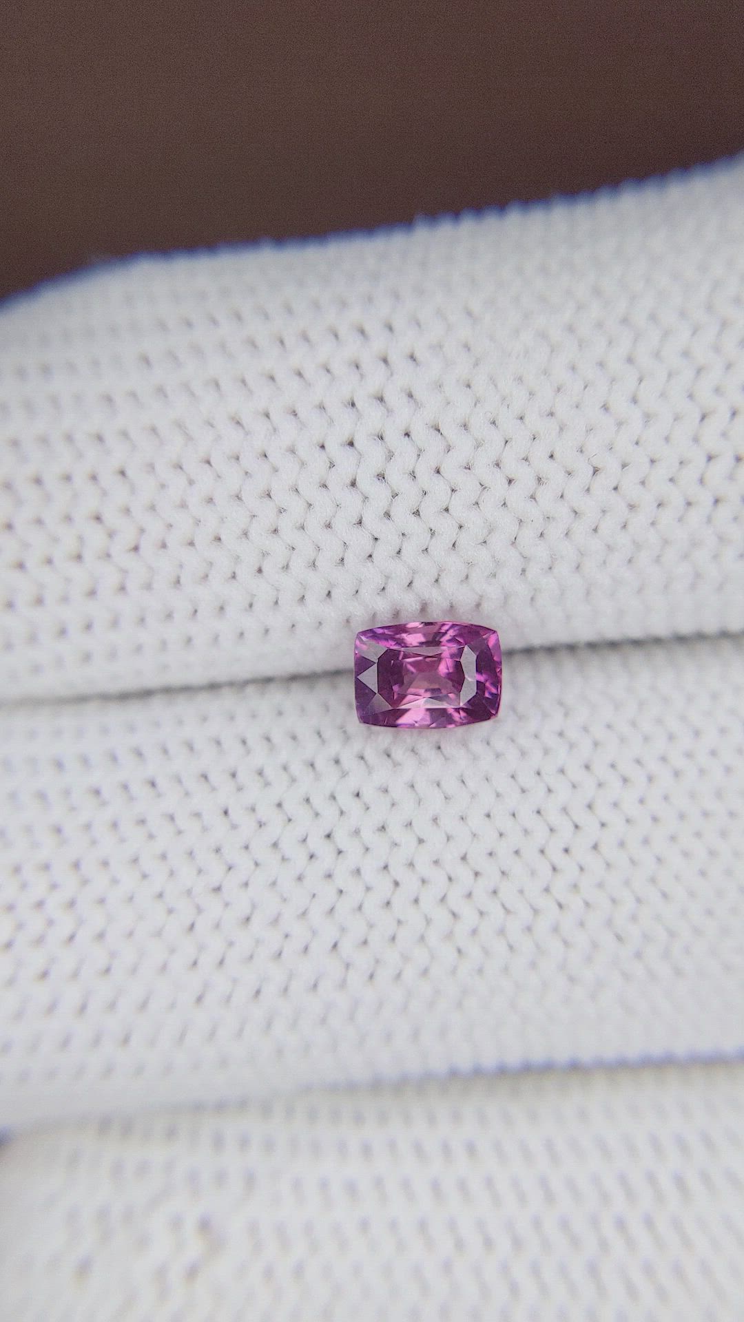 1.04 Ct. Purplish Pink Sapphire from Ceylon (Sri Lanka) Size Video