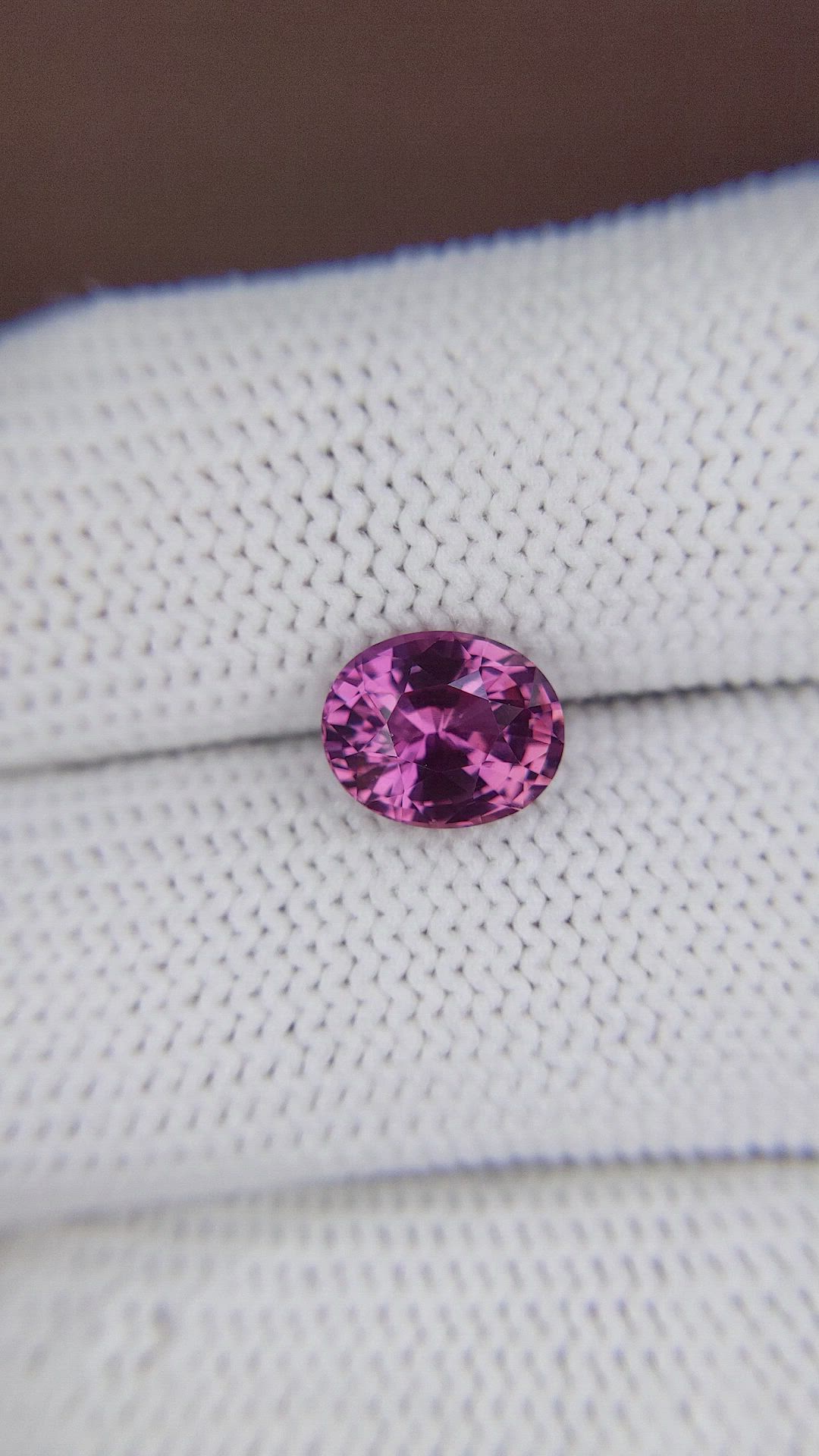 2.60 Ct. Purplish Pink Sapphire from Madagascar Size Video