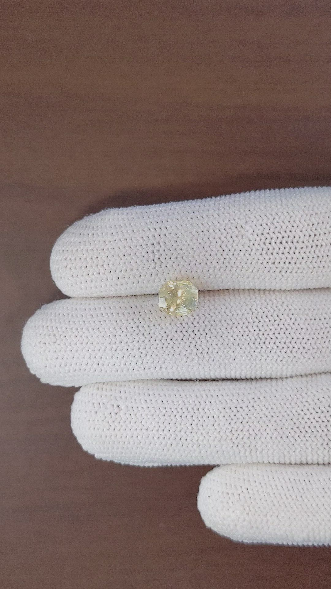 2.85 Ct. Yellow Sapphire from Ceylon (Sri Lanka) Size Video