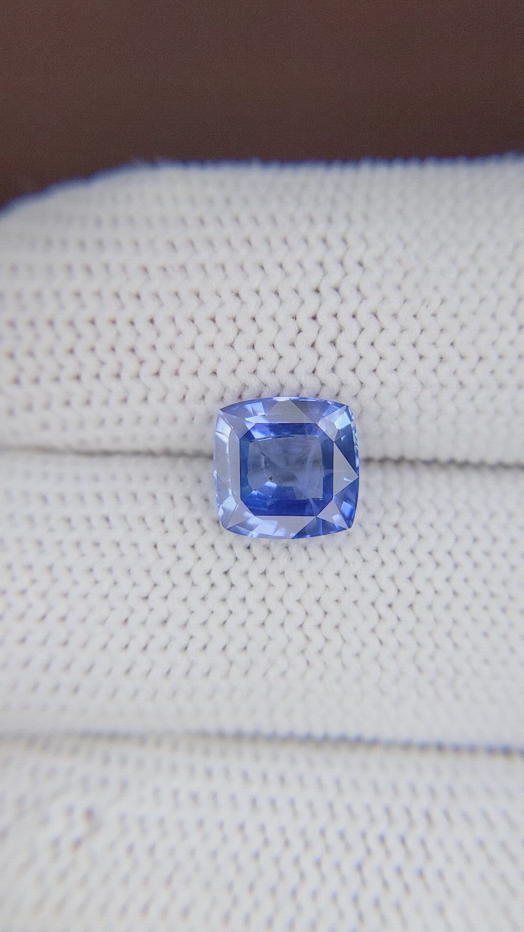 2.64 Ct. Blue Sapphire from Ceylon (Sri Lanka) Size Video