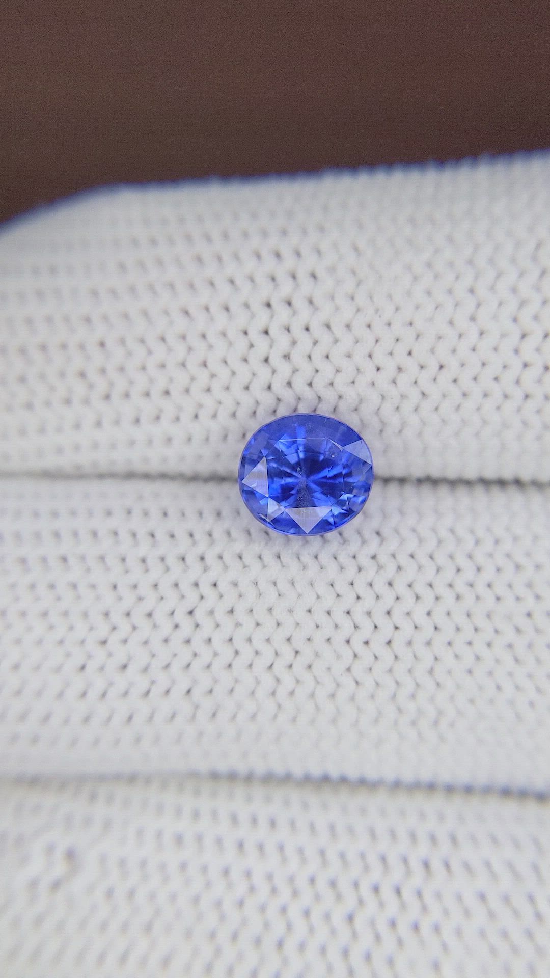 1.82 Ct. Blue Sapphire from Madagascar Size Video