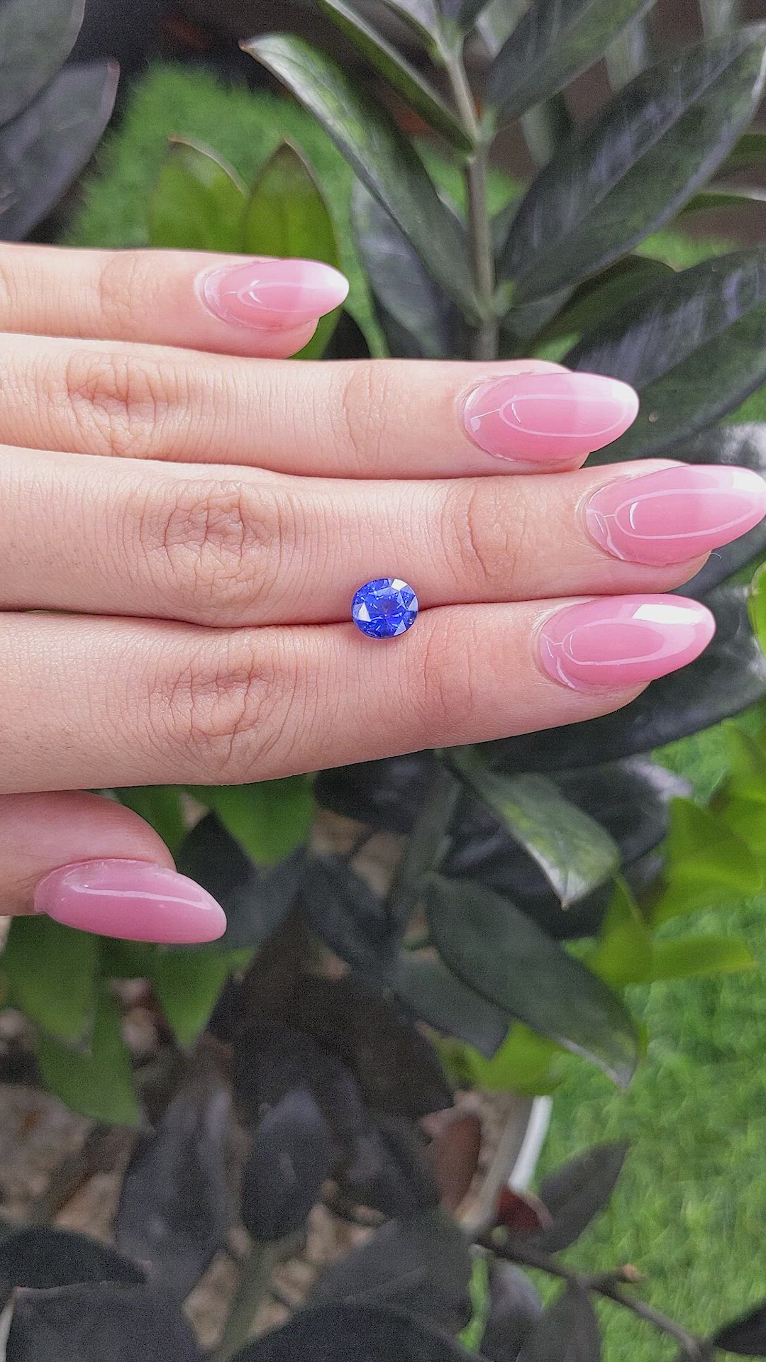 1.82 Ct. Blue Sapphire from Madagascar Size Video
