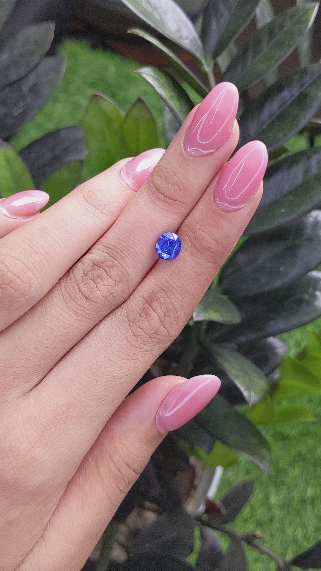 1.82 Ct. Blue Sapphire from Madagascar Size Video