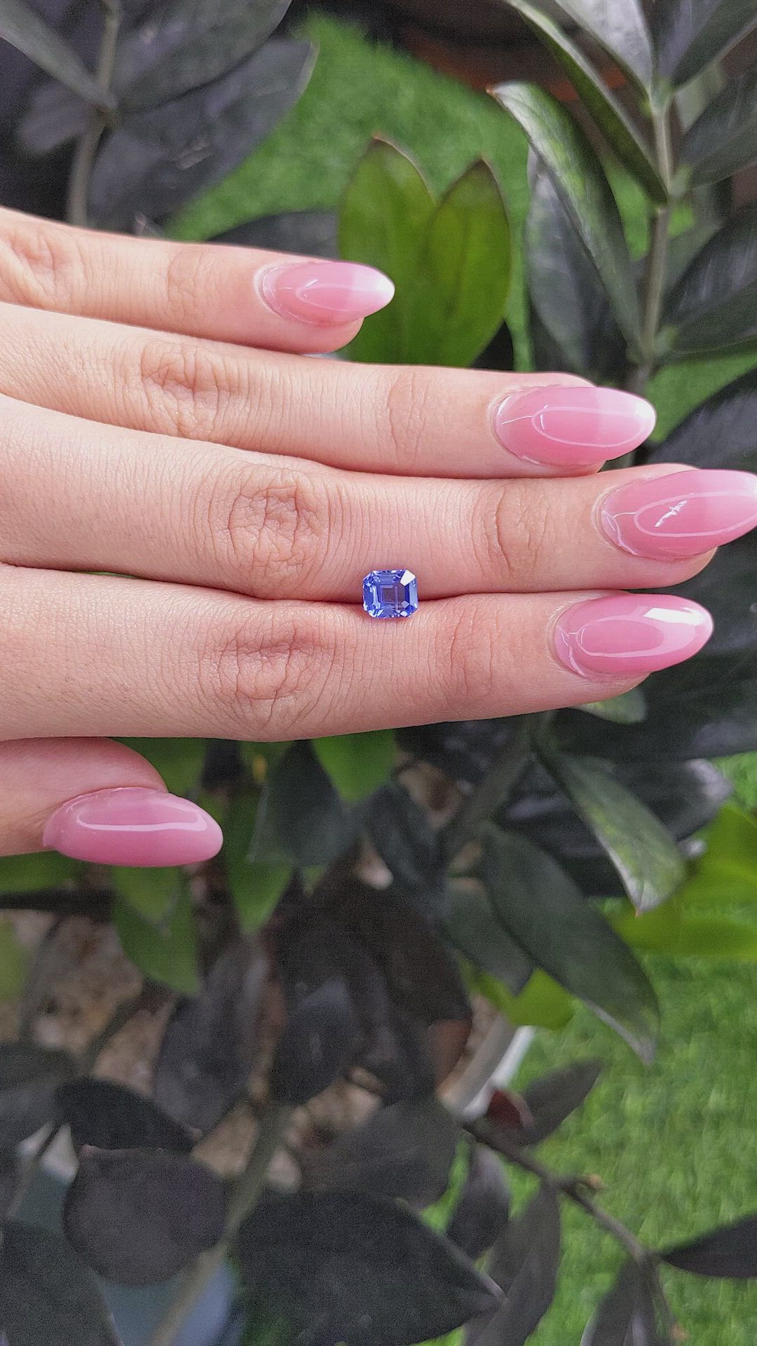 1.56 Ct. Blue Sapphire from Madagascar Size Video